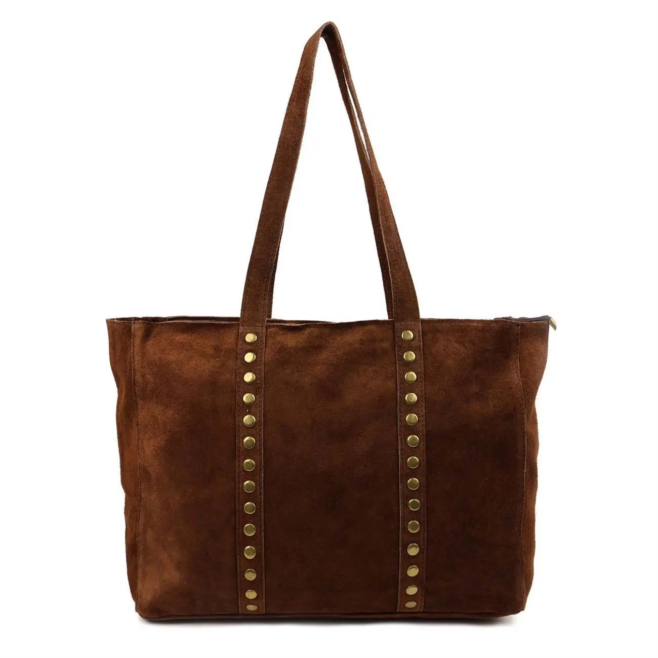 OBC Made in Italy Damen Leder Tasche Handtasche Umhängetasche Reisetasche Shopper Wildleder Schultertasche Tote Bag Ledertasche Henkeltasche Weekender T030 Online