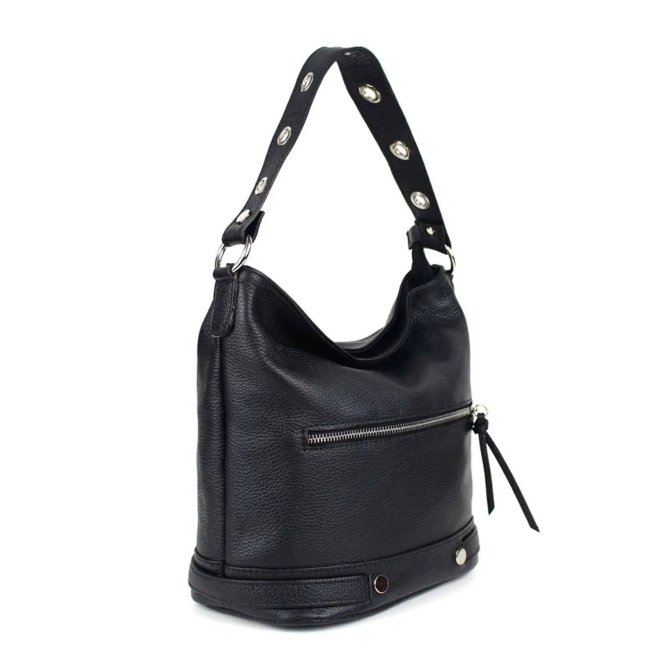 OBC Made in Italy DAMEN LEDER TASCHE SHOPPER Schultertasche City HOBO Bag Cross-Over Verkauf