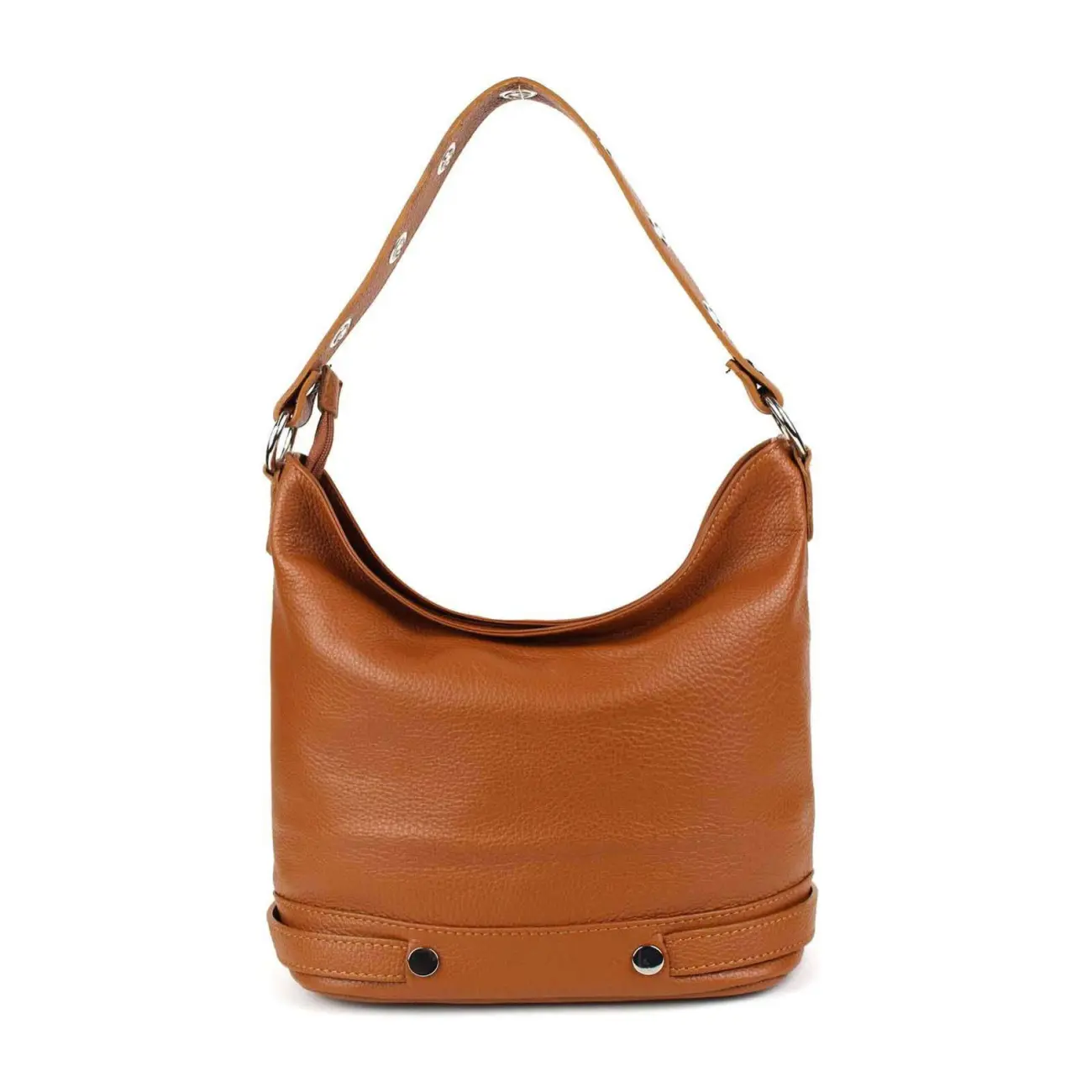 OBC Made in Italy DAMEN LEDER TASCHE SHOPPER Schultertasche City HOBO Bag Cross-Over Verkauf