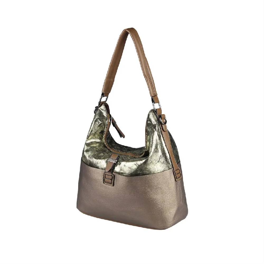 OBC DAMEN TASCHE HANDTASCHE Metallic Hobo Bag Henkeltasche Schultertasche Umhängetasche Hobo-Bag Beuteltasche SHOPPER Rabatte dieses Monats