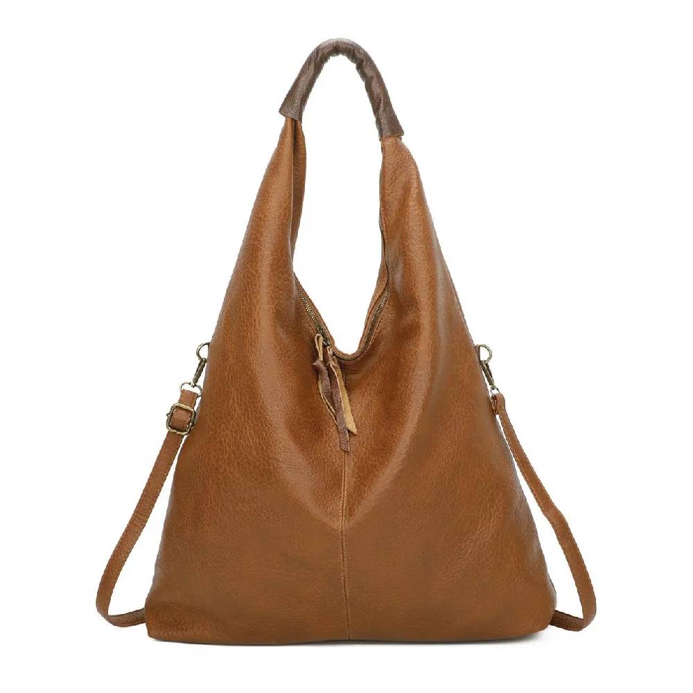 XXL Damen Tasche Shopper Schultertasche Handtasche Umhängetasche Freizeittasche Leder Optik Beuteltasche 2025