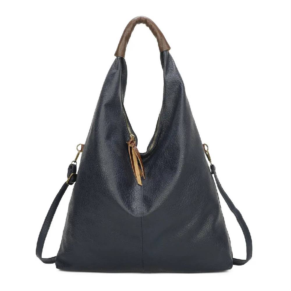 XXL Damen Tasche Shopper Schultertasche Handtasche Umhängetasche Freizeittasche Leder Optik Beuteltasche 2025
