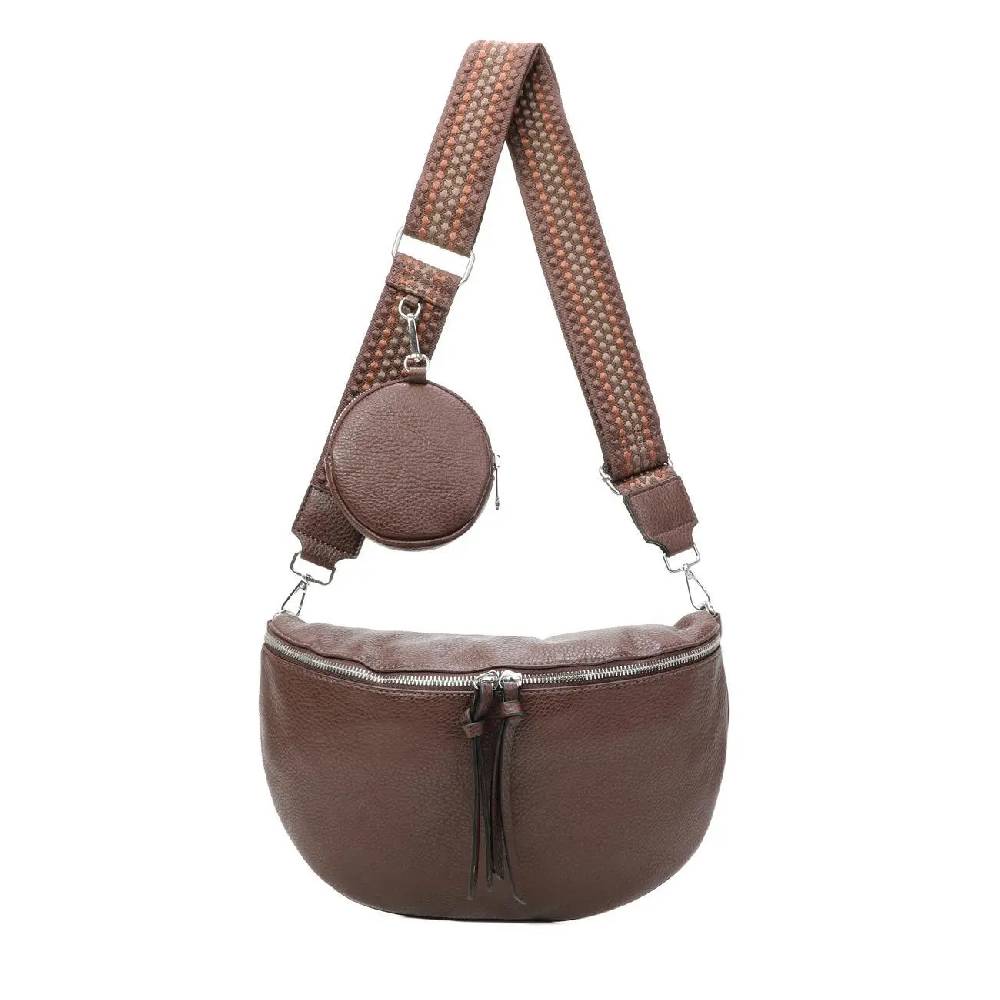 Damen Tasche Crossbody Schultertasche Gürteltasche Messenger-Tasche Hüfttasche Bauchtasche Umhängetasche Cross-Over Bodybag Handytasche Leder Optik Meist gekauft