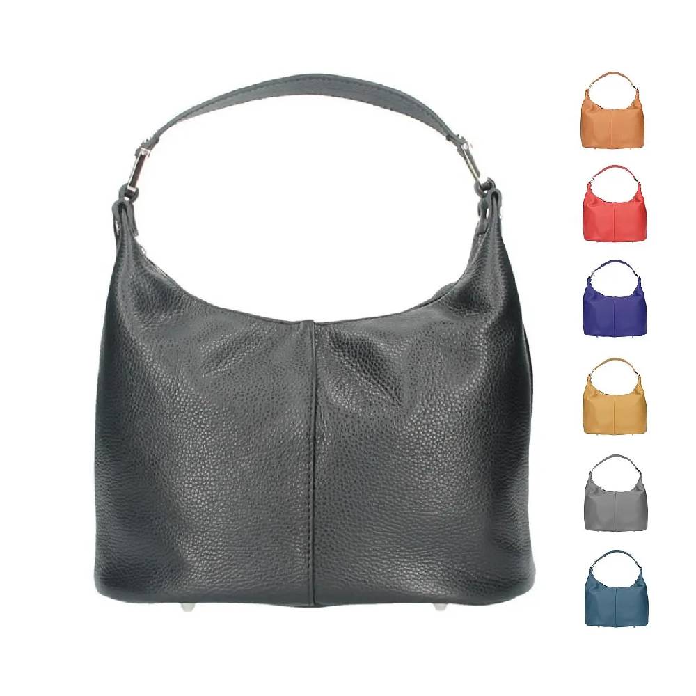 Made in Italy DAMEN LEDER TASCHE Shopper Schultertasche City Bag CrossOver Umhängetasche Henkeltasche Ledertasche Damentasche Fransen