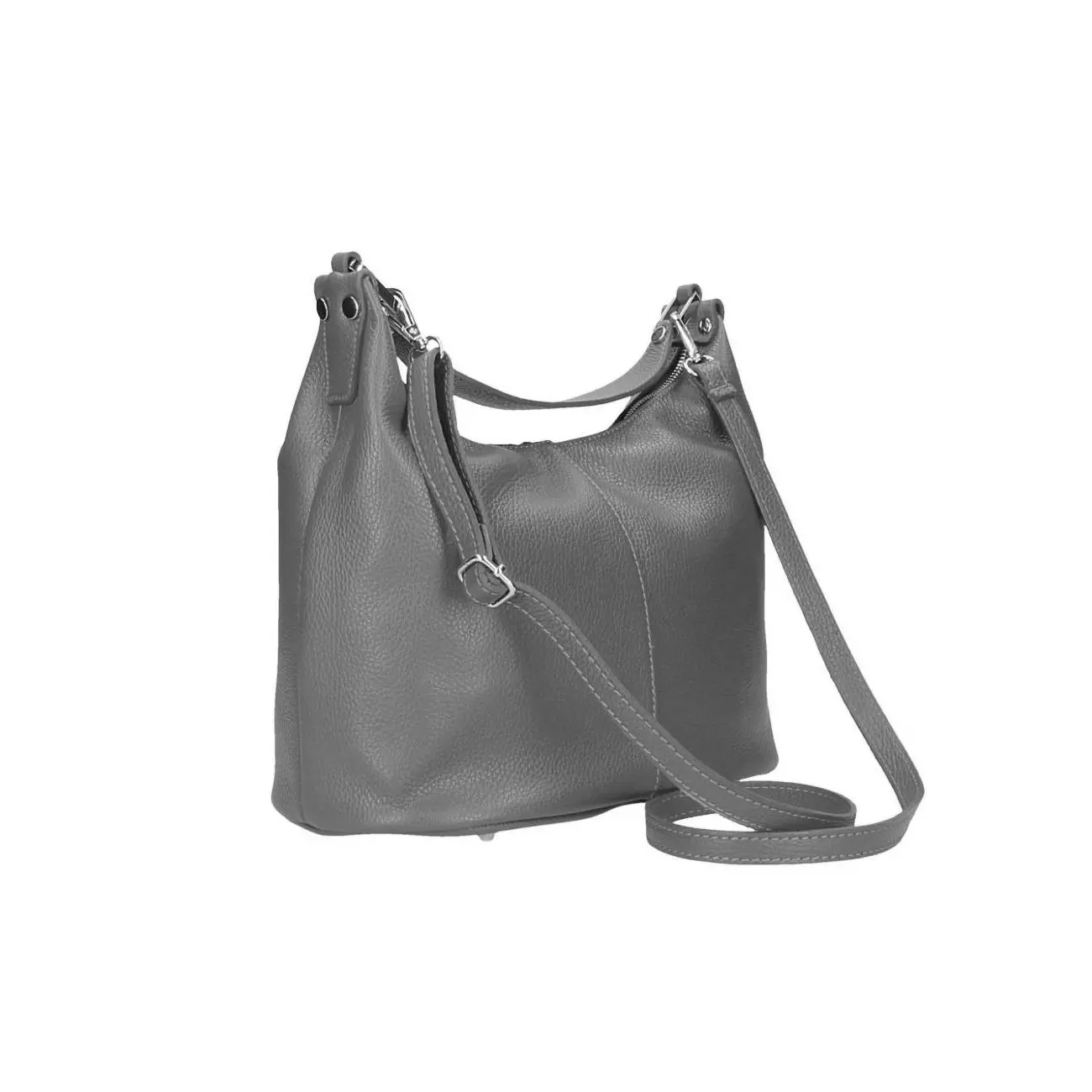 Made in Italy DAMEN LEDER TASCHE Shopper Schultertasche City Bag CrossOver Umhängetasche Henkeltasche Ledertasche Damentasche Fransen Auslauf