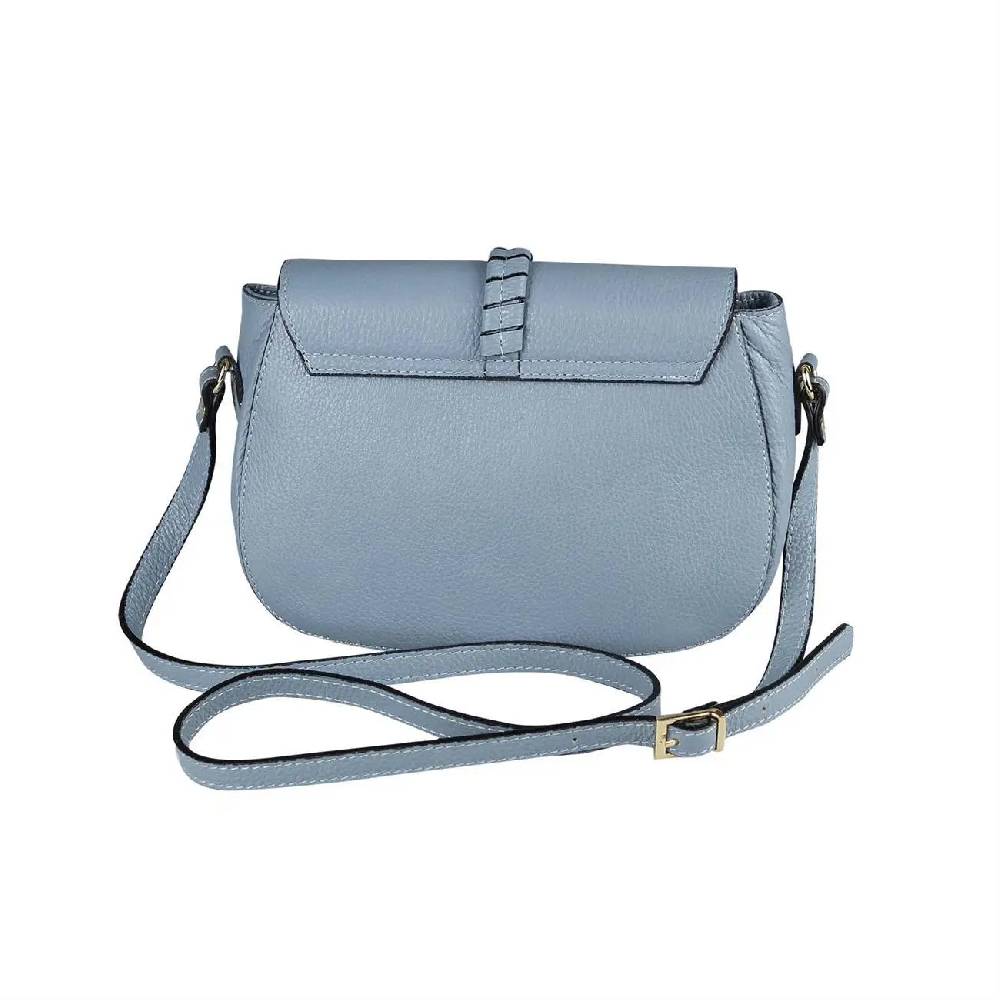 OBC MADE IN ITALY DAMEN LEDER TASCHE Schultertasche Umhängetasche Crossbody Handtasche Abendtasche Henkeltasche CrossOver Clutch Fabrikverkauf