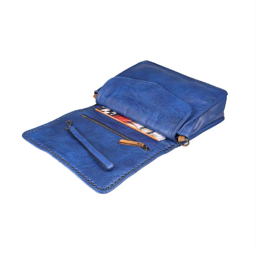 OBC DAMEN Flecht Nieten TASCHE Cross-Over Schultertasche Handtasche Umhängetasche Messenger Bag Leder Optik Angebote