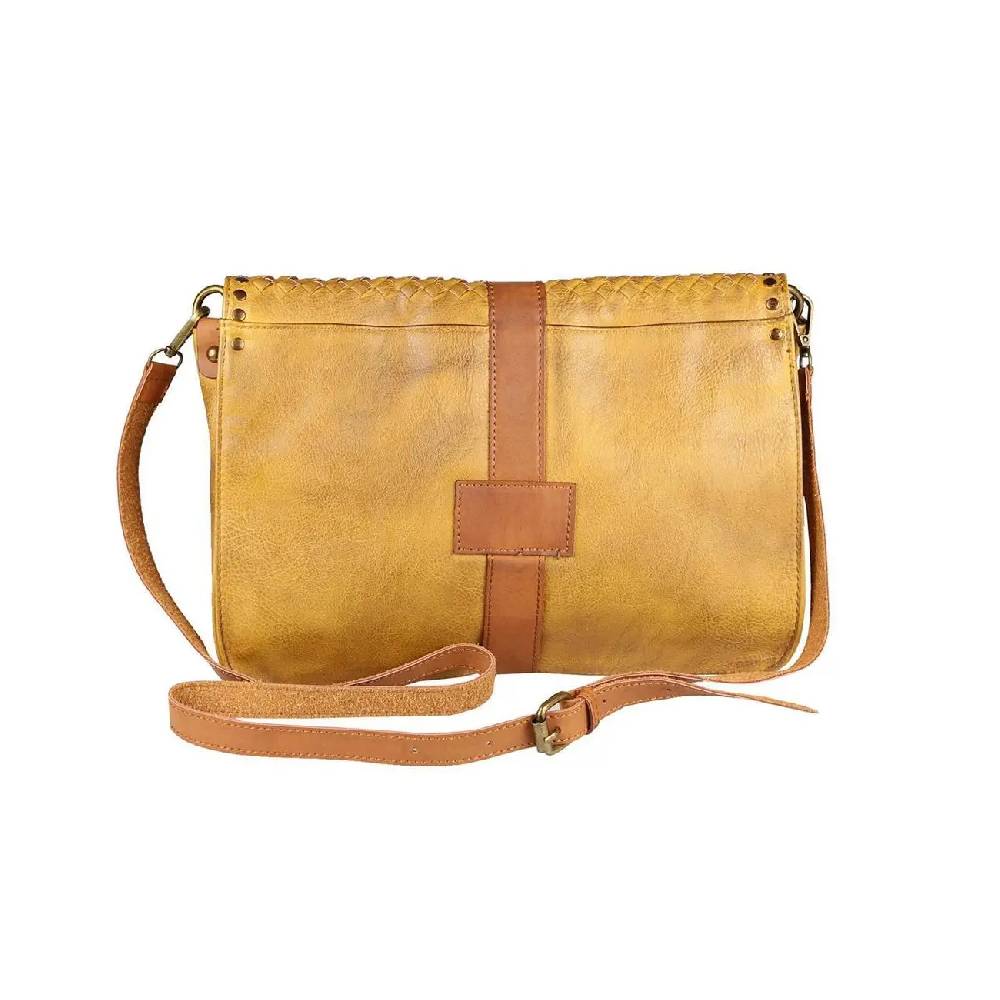OBC DAMEN Flecht Nieten TASCHE Cross-Over Schultertasche Handtasche Umhängetasche Messenger Bag Leder Optik Angebote