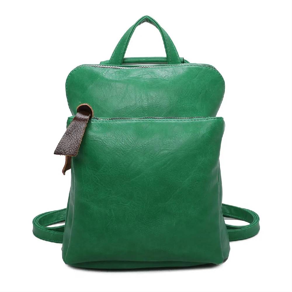 Damen Rucksack Tasche Crossbody Schultertasche Handtasche Messenger Umhängetasche Shopper Cross-Over Handgepäck Vintage Leder Optik Schlussverkauf