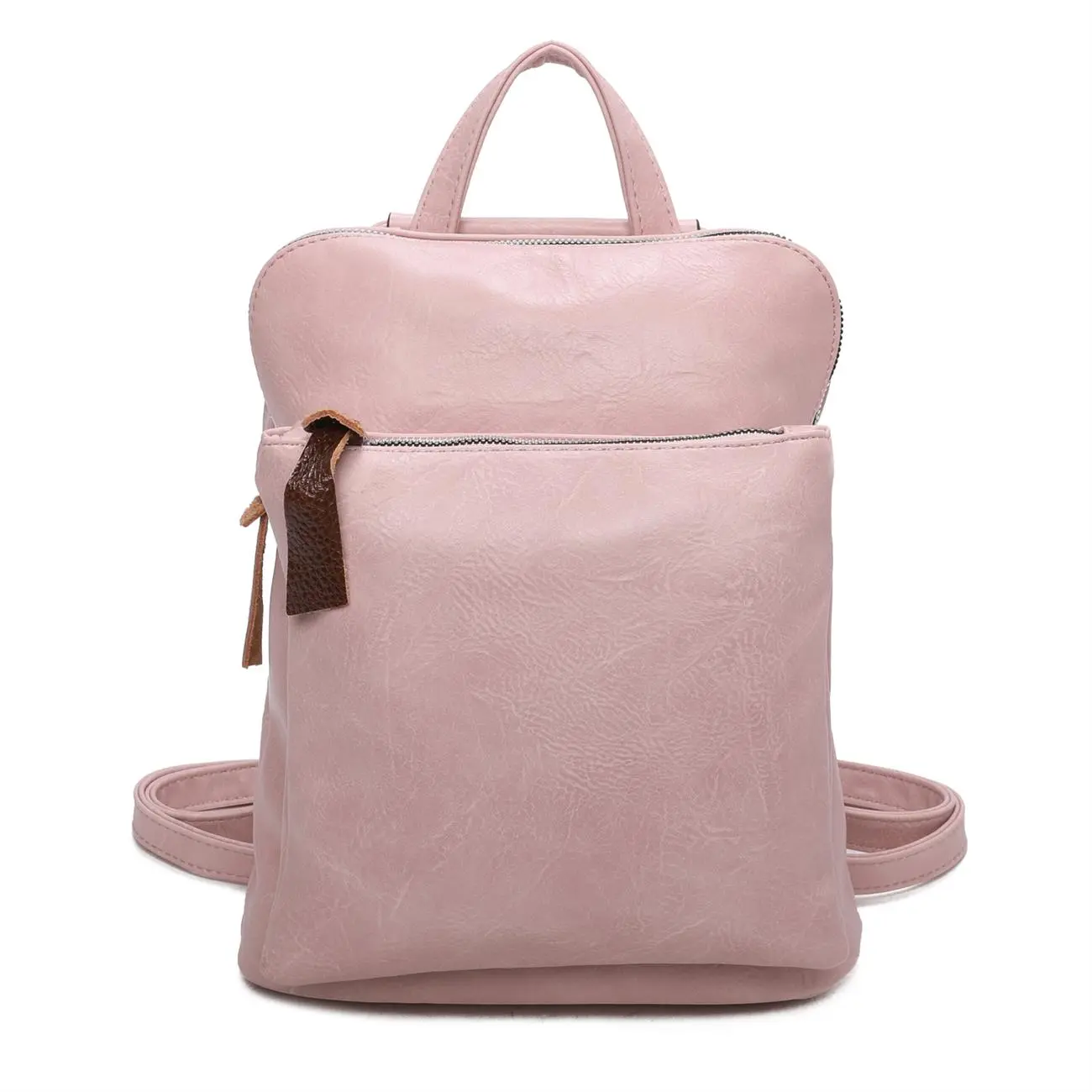 Damen Rucksack Tasche Crossbody Schultertasche Handtasche Messenger Umhängetasche Shopper Cross-Over Handgepäck Vintage Leder Optik Schlussverkauf