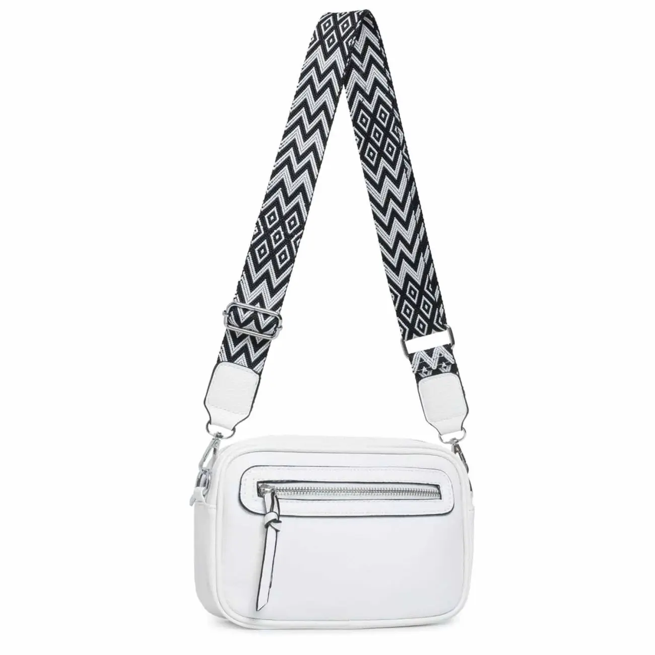 OBC Damen Tasche Umhängetasche Brusttasche Cross Over body Bag Gürteltasche Schultertasche Bauchtasche Hüfttasche Abend Freizeit Reise Leder Optik Fabrikverkauf