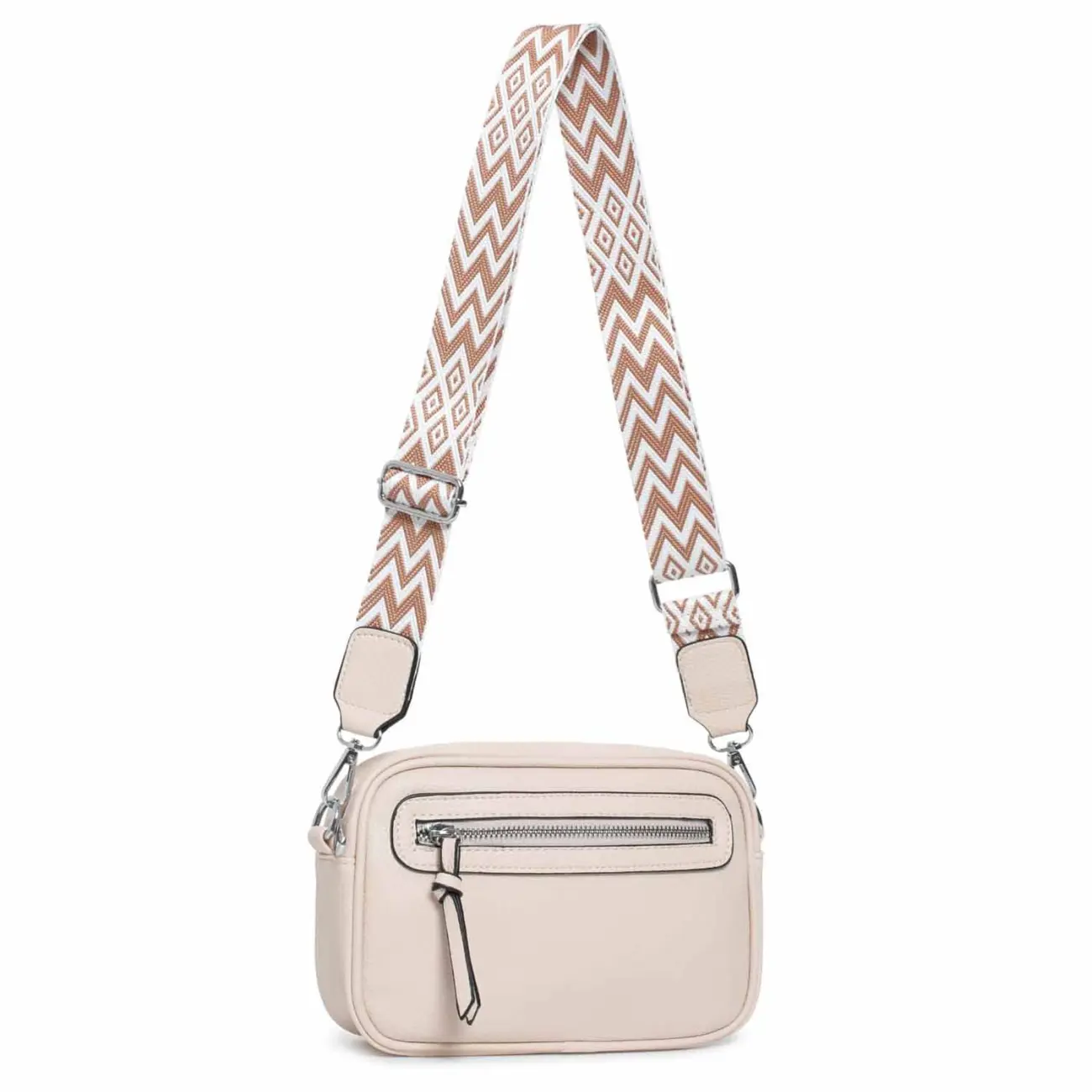 OBC Damen Tasche Umhängetasche Brusttasche Cross Over body Bag Gürteltasche Schultertasche Bauchtasche Hüfttasche Abend Freizeit Reise Leder Optik Fabrikverkauf