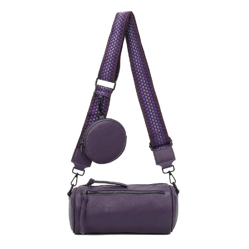 OBC Damen Zylinder Crossbody Tasche Umhängetasche Schultertasche Handtasche Gürteltasche Handytasche Bucket Bag Retro Vintage Messenger Meist gekauft