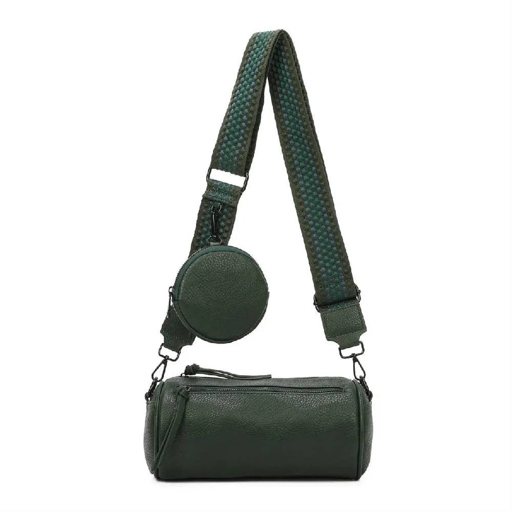OBC Damen Zylinder Crossbody Tasche Umhängetasche Schultertasche Handtasche Gürteltasche Handytasche Bucket Bag Retro Vintage Messenger Meist gekauft