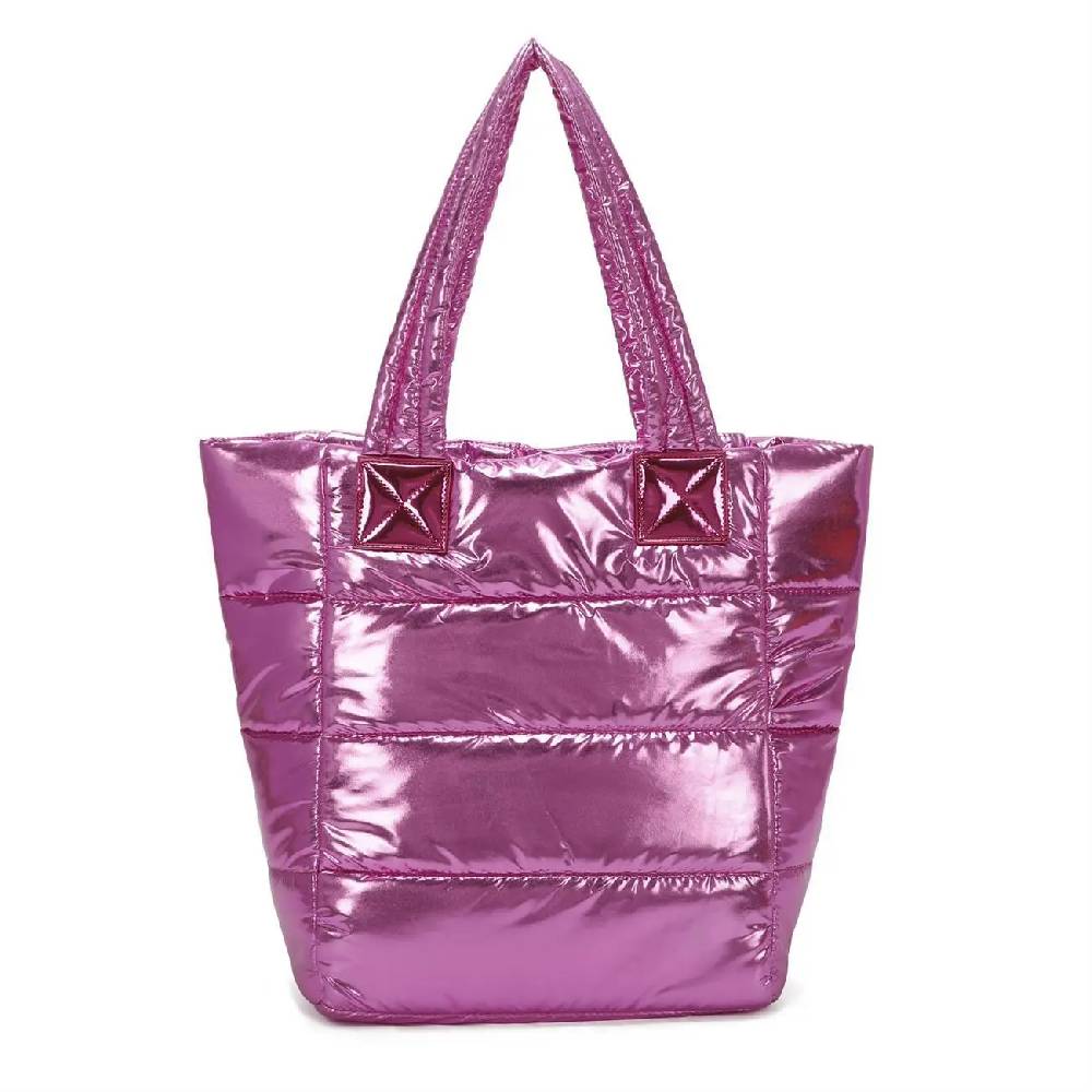 OBC ITALYSHOP24 XXL Damen Tasche Nylontasche Shopper Reisetasche Handtasche Schultertasche Umhängetasche Beuteltasche Weekender Shopping Bag Reisetasche Blitzverkäufe