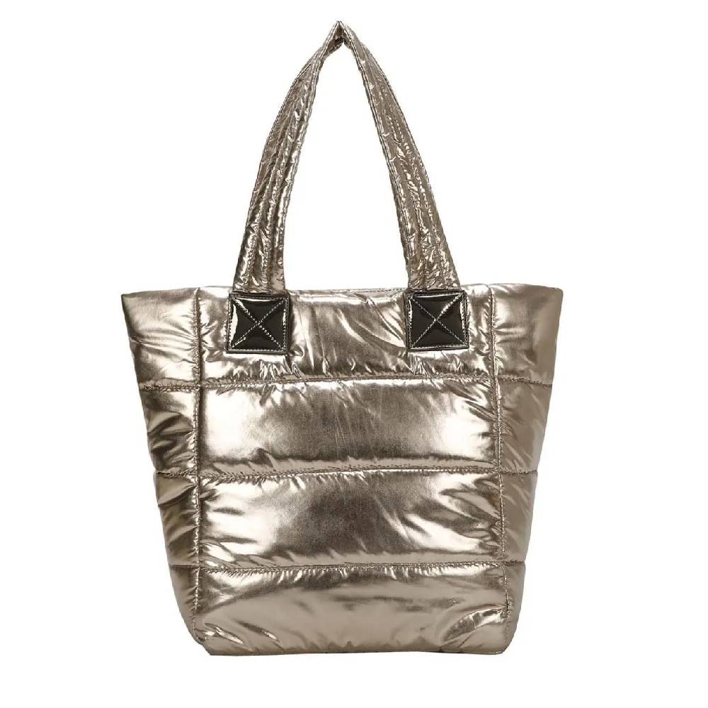 OBC ITALYSHOP24 XXL Damen Tasche Nylontasche Shopper Reisetasche Handtasche Schultertasche Umhängetasche Beuteltasche Weekender Shopping Bag Reisetasche Blitzverkäufe