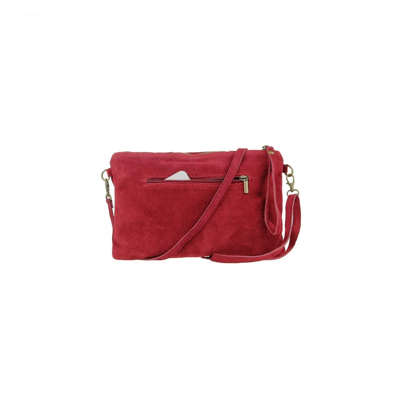 Ital. Stern Tasche Wildleder Ledertasche Schmucktasche Umhängetasche Clutch Borsetta Pochette Schultertasche CrossOver Abendtasche Verkauf