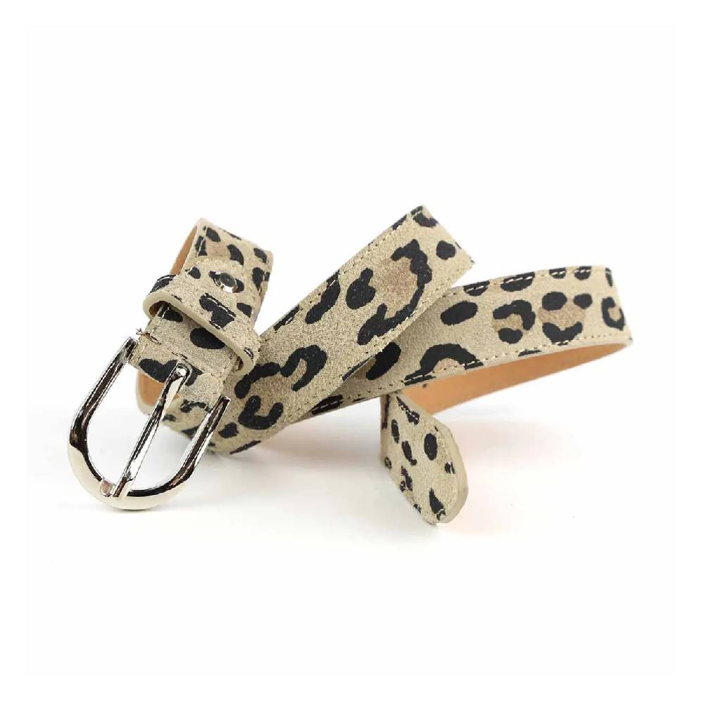 Made in Italy Damen Ledergürtel Leo-Muster Wildleder Hüftgürtel Taillengürtel Rindleder Gürtel Vintage 3cm breit Hotsell