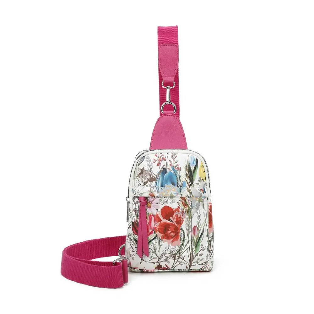 OBC Damen Blumen Bodybag Sling Tasche Rucksack Gürteltasche Crossbag Crossover Schultertasche Crossbody Brusttasche Smartphone-Umhängetasche Blitzverkäufe