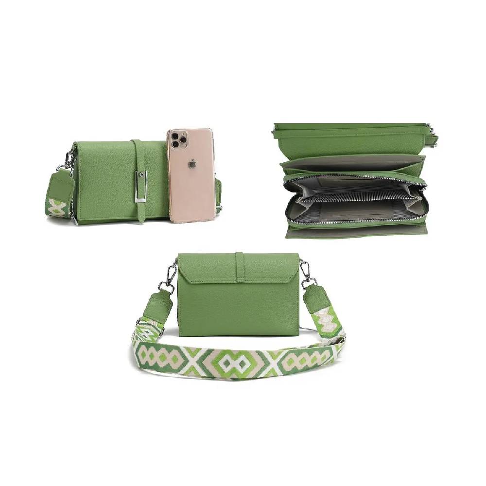 OBC DAMEN TASCHE Cross Over Body Bag Brusttasche Umhängetasche Schultertasche Brieftasche Smartphone Geldbörse Geldtasche Abend Handy Clutch Kartenetui im Angebot