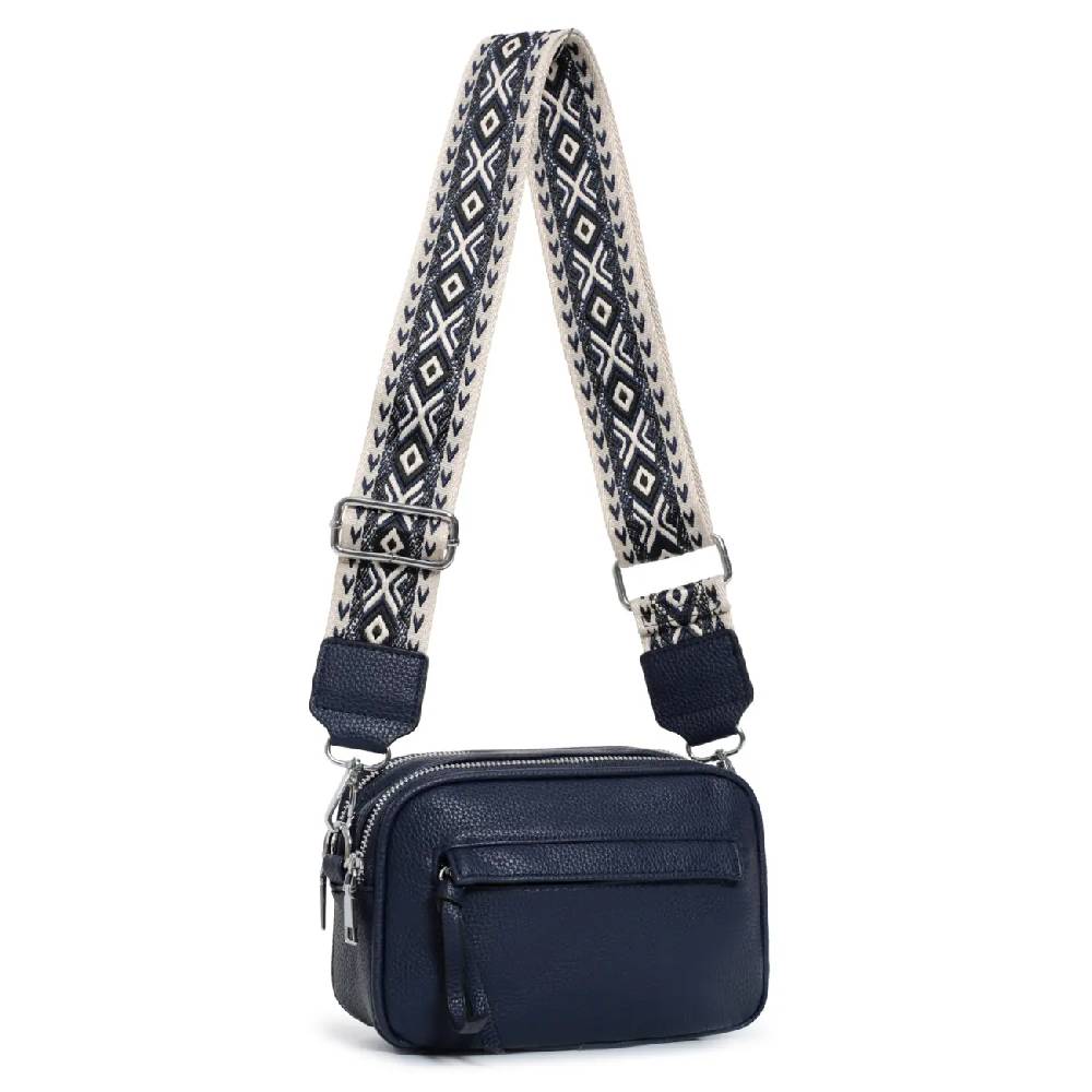 OBC Damen Tasche Crossbody Hüfttasche Brusttasche Umhängetasche Bodybag Cross Over Schultertasche Handytasche Gürteltasche Handtasche Freizeit Reise Leder Optik Schlussverkauf