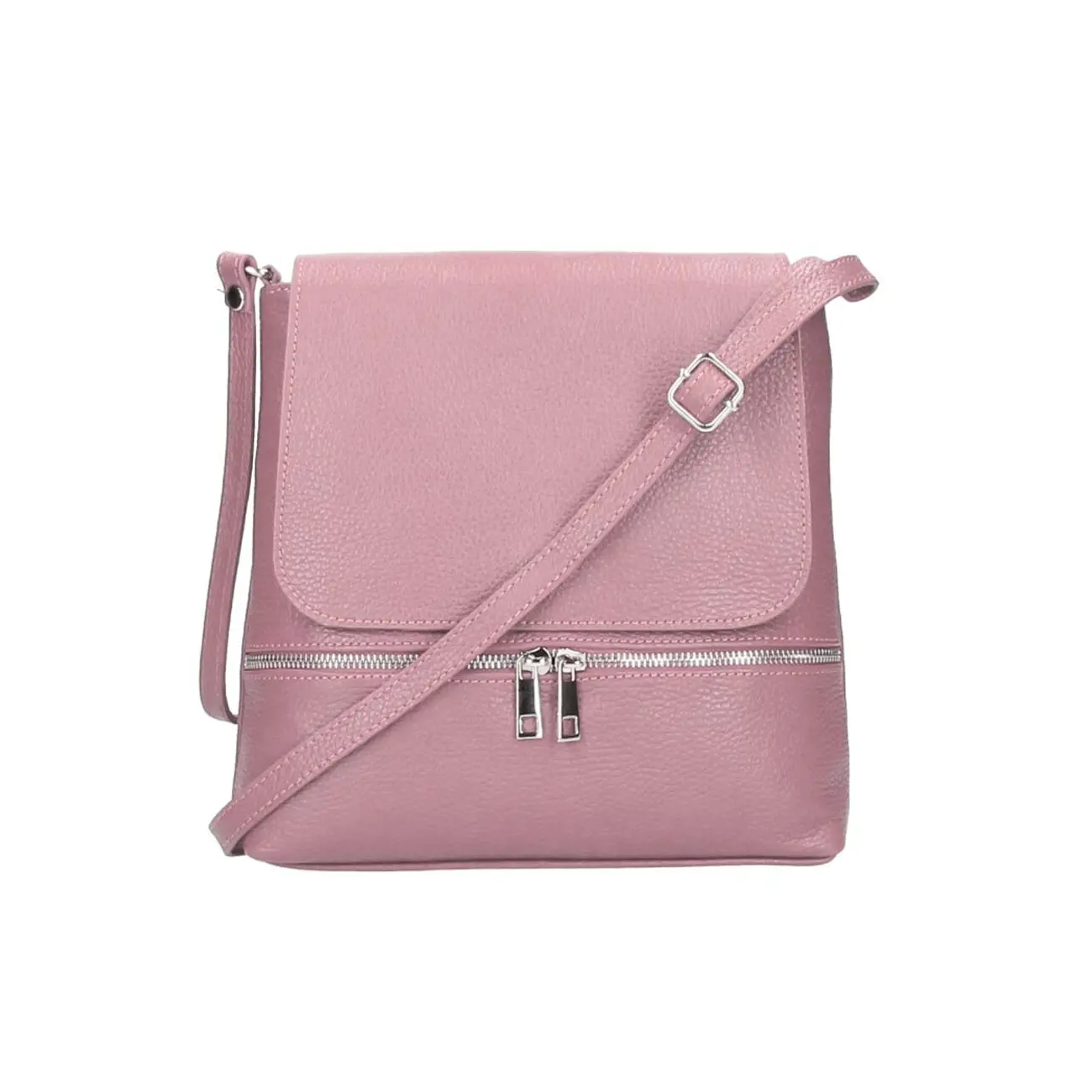 OBC Made in Italy DAMEN LEDER TASCHE Messenger Crossbody Handtasche Schultertasche CrossOver Umhängetasche Shopper Damentasche Überschlagtasche Tablettasche bis ca. 7-9 Zoll Verkauf