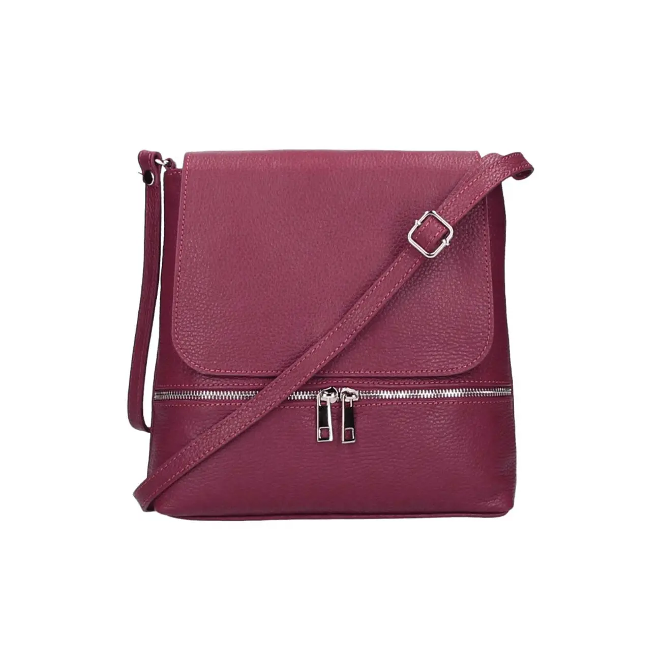 OBC Made in Italy DAMEN LEDER TASCHE Messenger Crossbody Handtasche Schultertasche CrossOver Umhängetasche Shopper Damentasche Überschlagtasche Tablettasche bis ca. 7-9 Zoll Verkauf