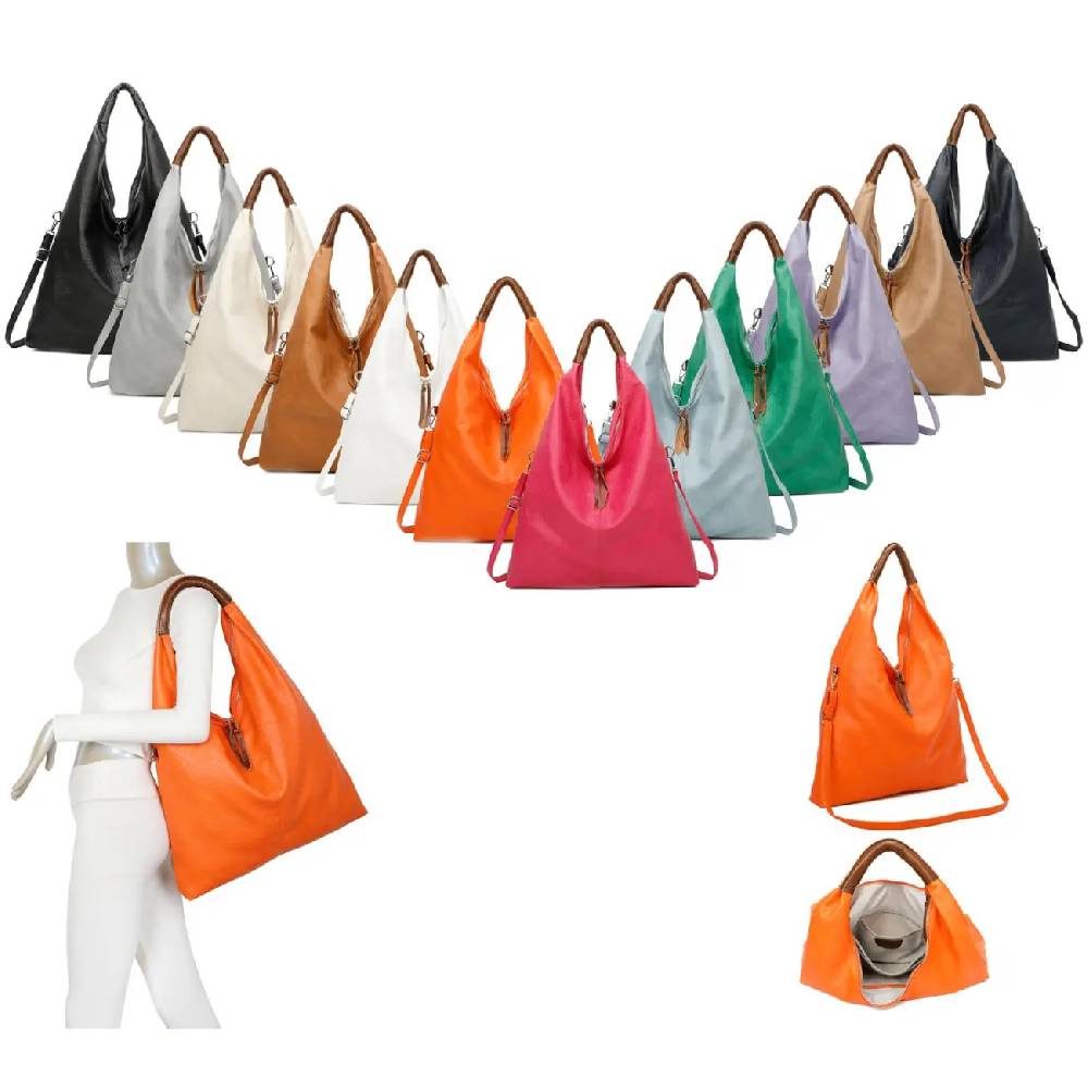 OBC XXL Damen Tasche Shopper Schultertasche Hobo Bag Reisetasche Handtasche Umhängetasche Freizeittasche Beuteltasche Weekender Leder Optik