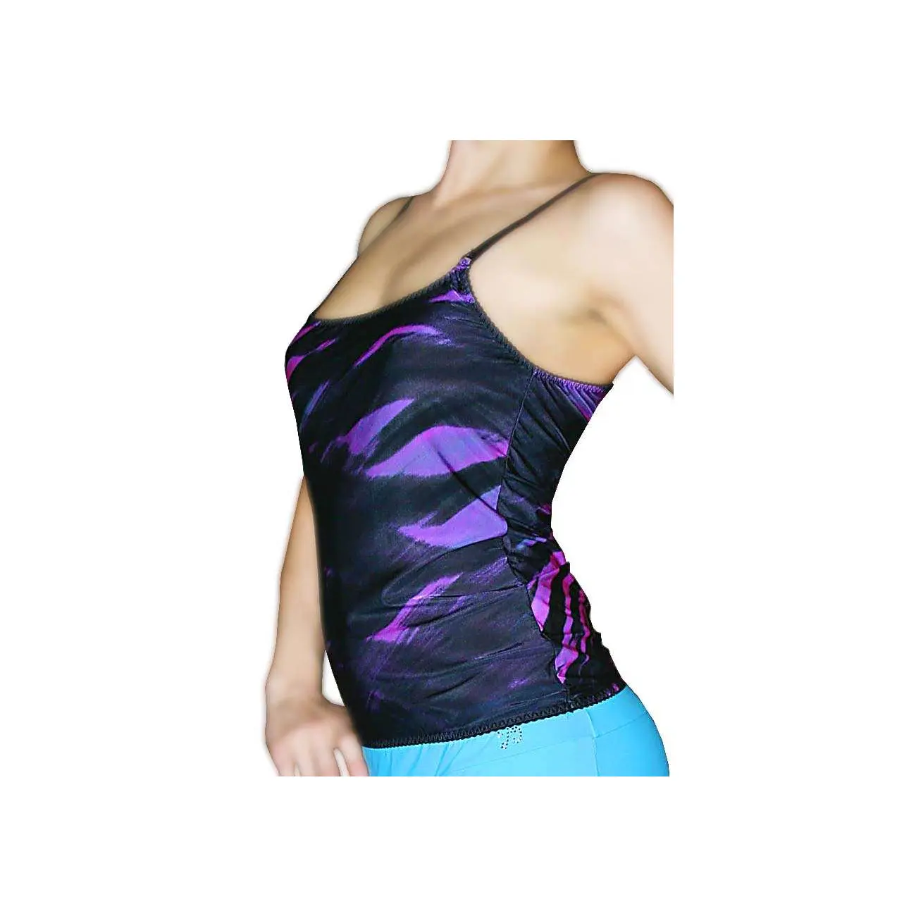 Rarität DAMEN ROBERTO CAVALLI Party Tank TOP Shirt GlaMouR Oberteil Unterhemd Spitze S/M Günstiger Verkauf