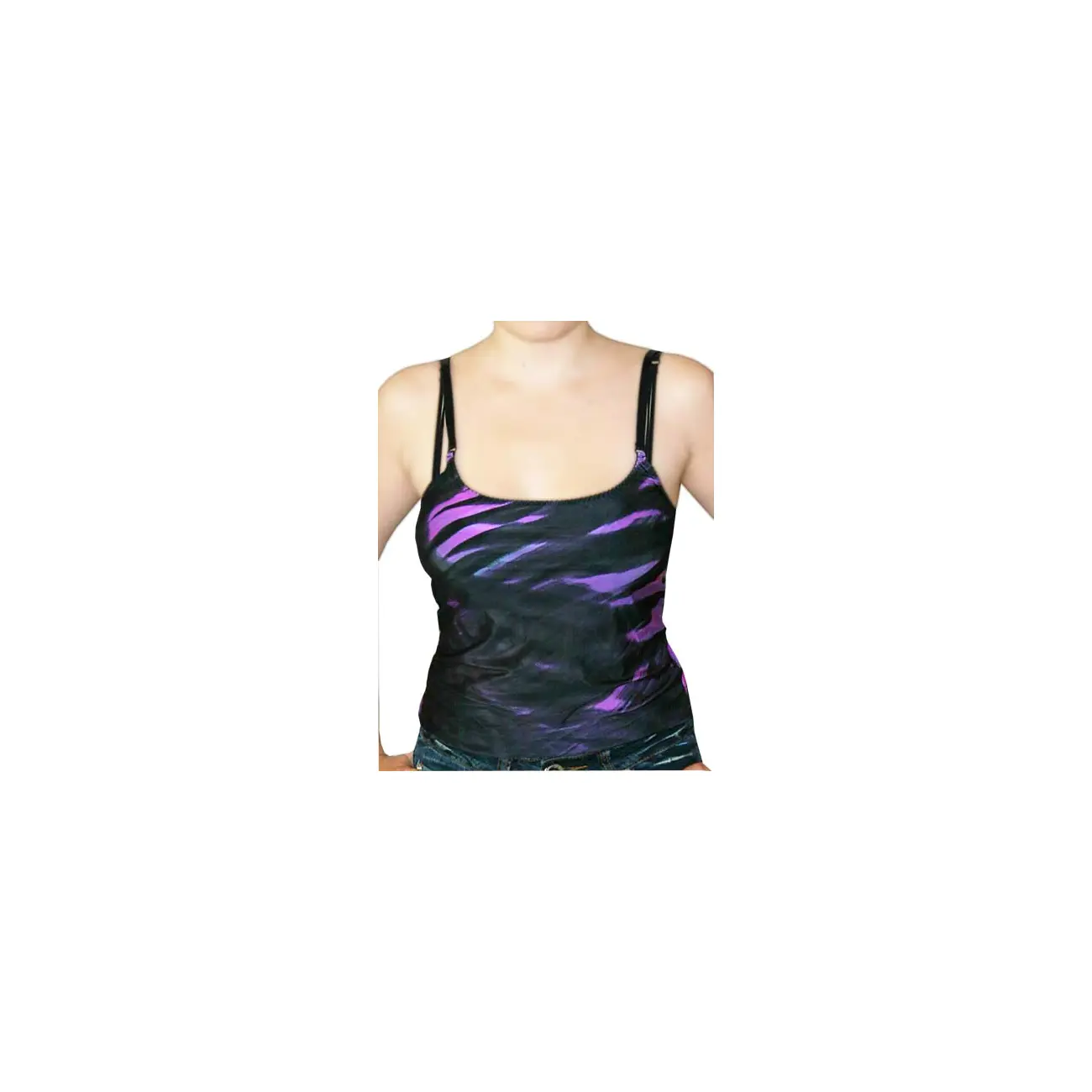 Rarität DAMEN ROBERTO CAVALLI Party Tank TOP Shirt GlaMouR Oberteil Unterhemd Spitze S/M Günstiger Verkauf