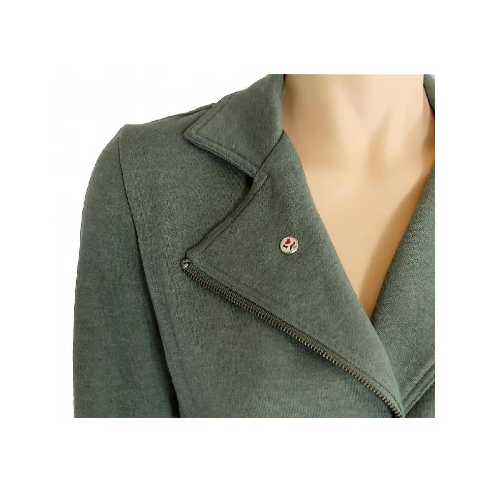 Damen Bikerjacke KangaROOS lässige sportliche Jacke Biker Style Sweatjacke FRÜHLING SOMMER Jacket Kurz Fashion Khaki Meist gekauft