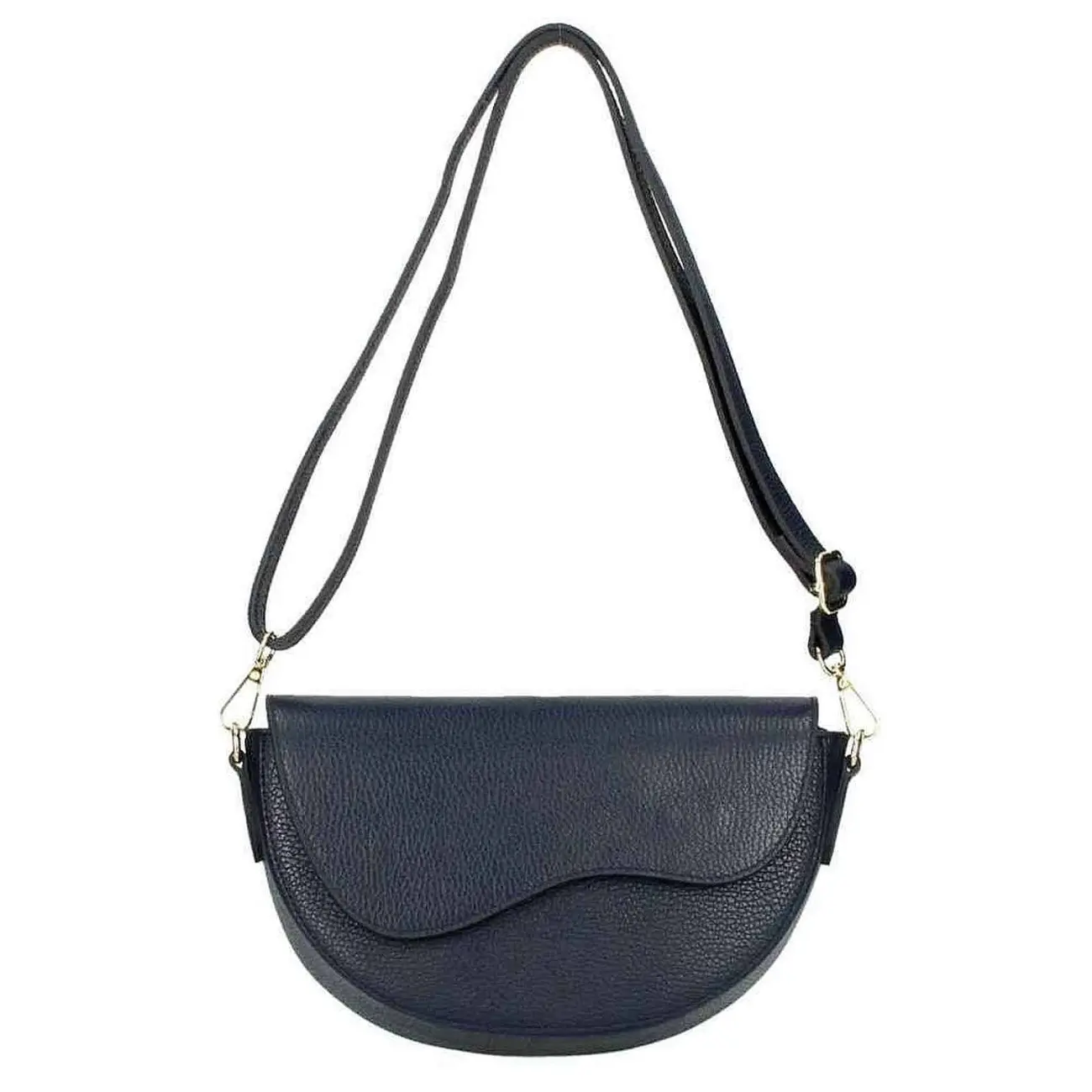 OBC MADE IN ITALY DAMEN LEDER TASCHE Saddle Bag Satteltasche Schultertasche Ledertasche Umhängetasche Brusttasche Cross Over Body Schlussverkauf