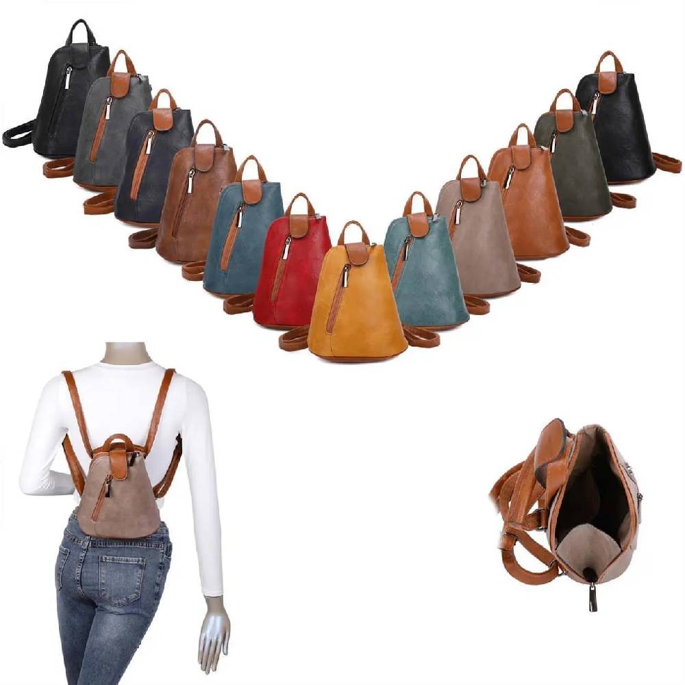 OBC Damen Rucksack Schultertasche Umhängetasche BackPack Handtasche Crossover Crossbody Henkeltasche Reise Stadtrucksack