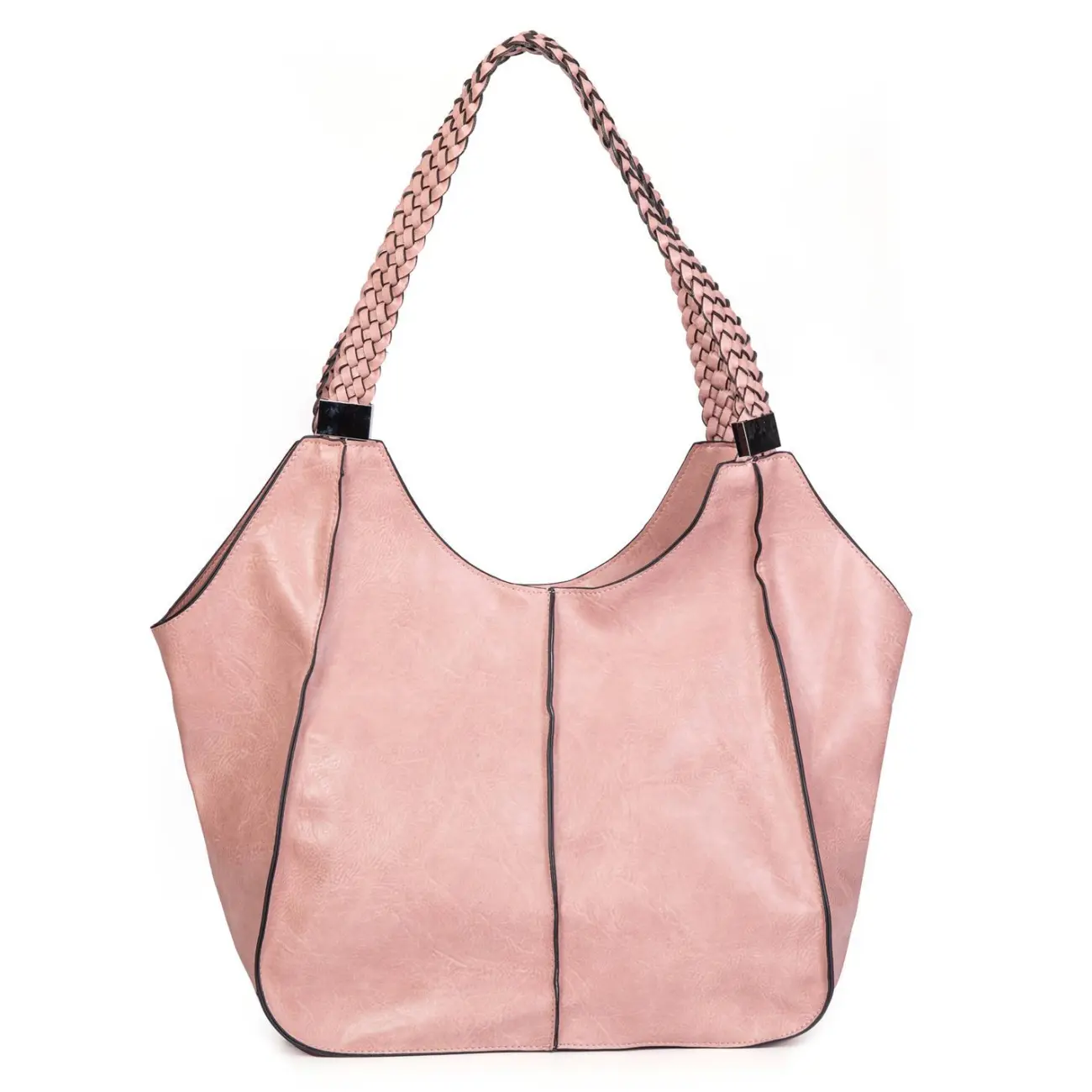 OBC DAMEN XXL Tasche Schultertasche Shopper Businesstasche Umhängetasche Workbag Henkeltasche Reisetasche FLECHTOPTIK Henkel Leder Optik Online
