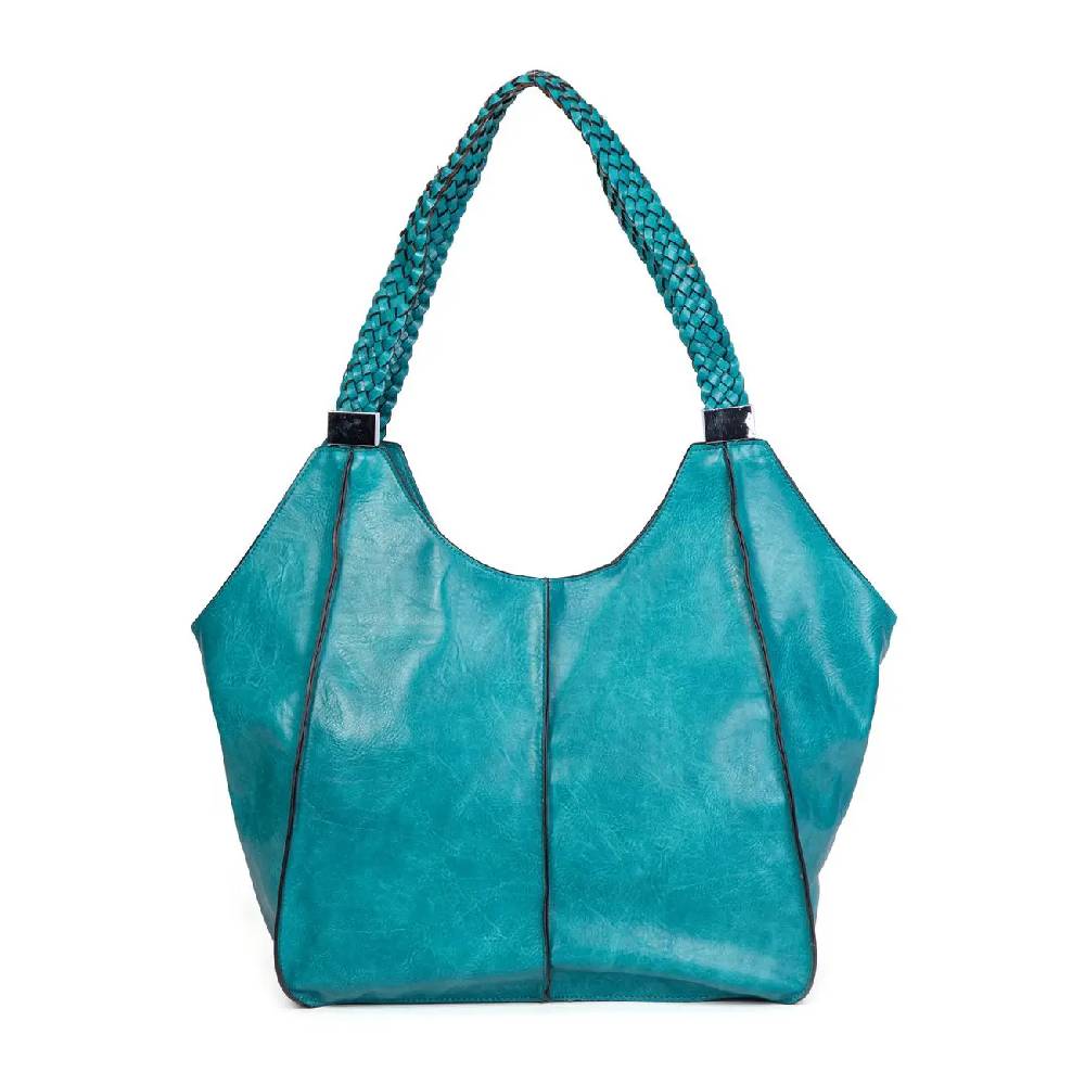 OBC DAMEN XXL Tasche Schultertasche Shopper Businesstasche Umhängetasche Workbag Henkeltasche Reisetasche FLECHTOPTIK Henkel Leder Optik Online