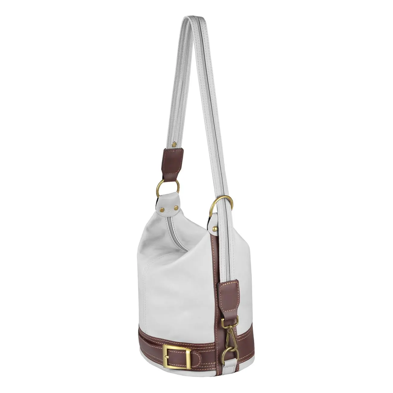 Made in Italy DAMEN LEDER TASCHE Rucksack Schultertasche Lederrucksack Ledertasche Outlet
