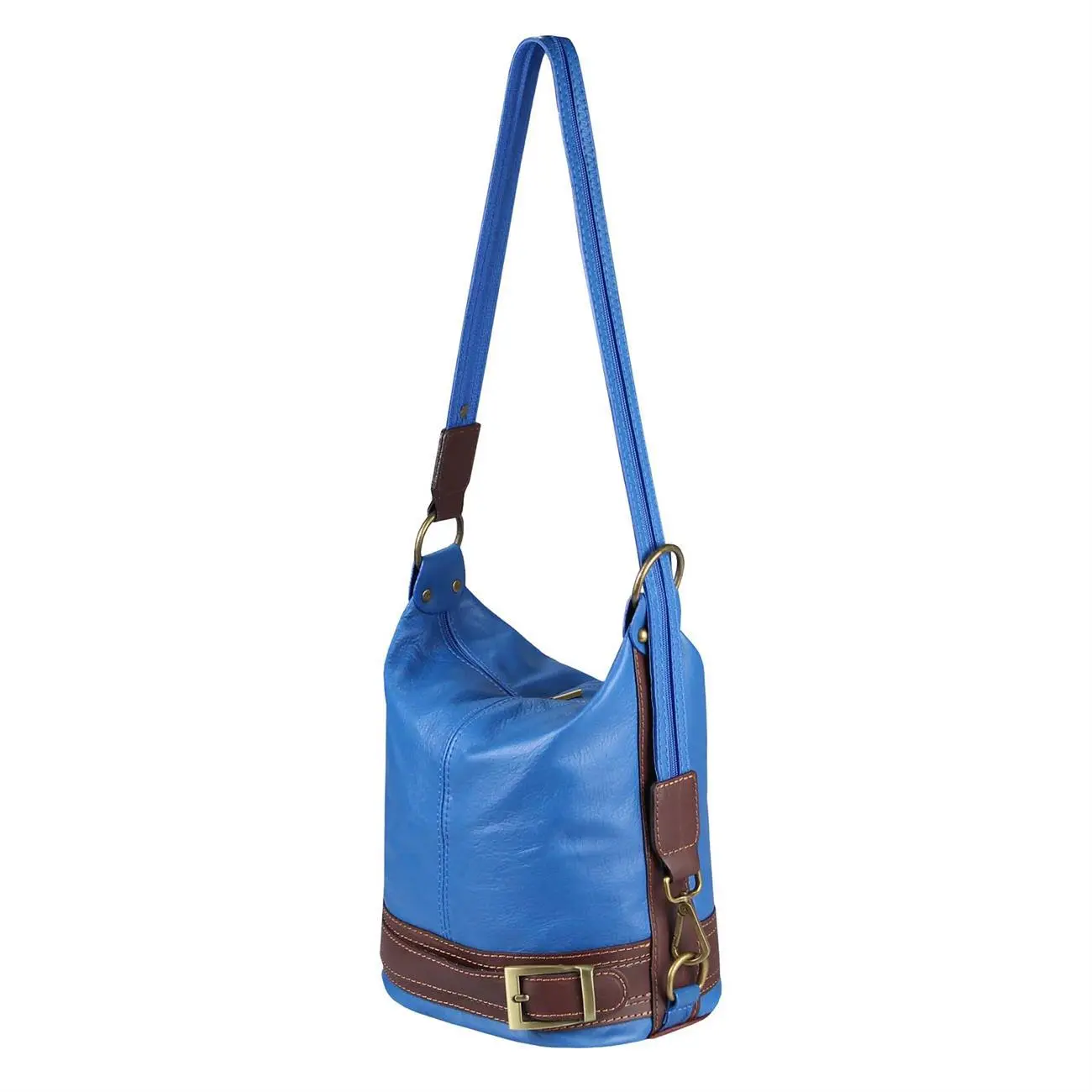 Made in Italy DAMEN LEDER TASCHE Rucksack Schultertasche Lederrucksack Ledertasche Outlet