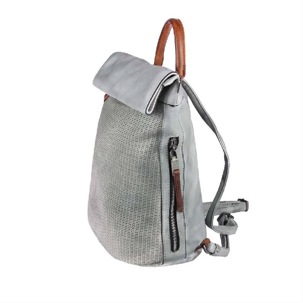 OBC DAMEN LEDER RUCKSACK TASCHE Cityrucksack USED LOOK Schultertasche Handtasche Shopper Blogger Backpack Daypack Verkauf