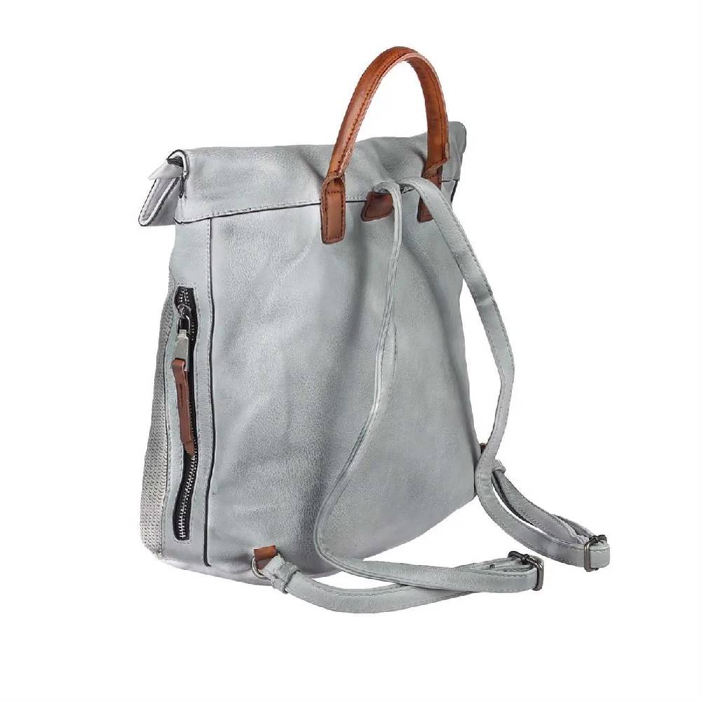 OBC DAMEN LEDER RUCKSACK TASCHE Cityrucksack USED LOOK Schultertasche Handtasche Shopper Blogger Backpack Daypack Verkauf
