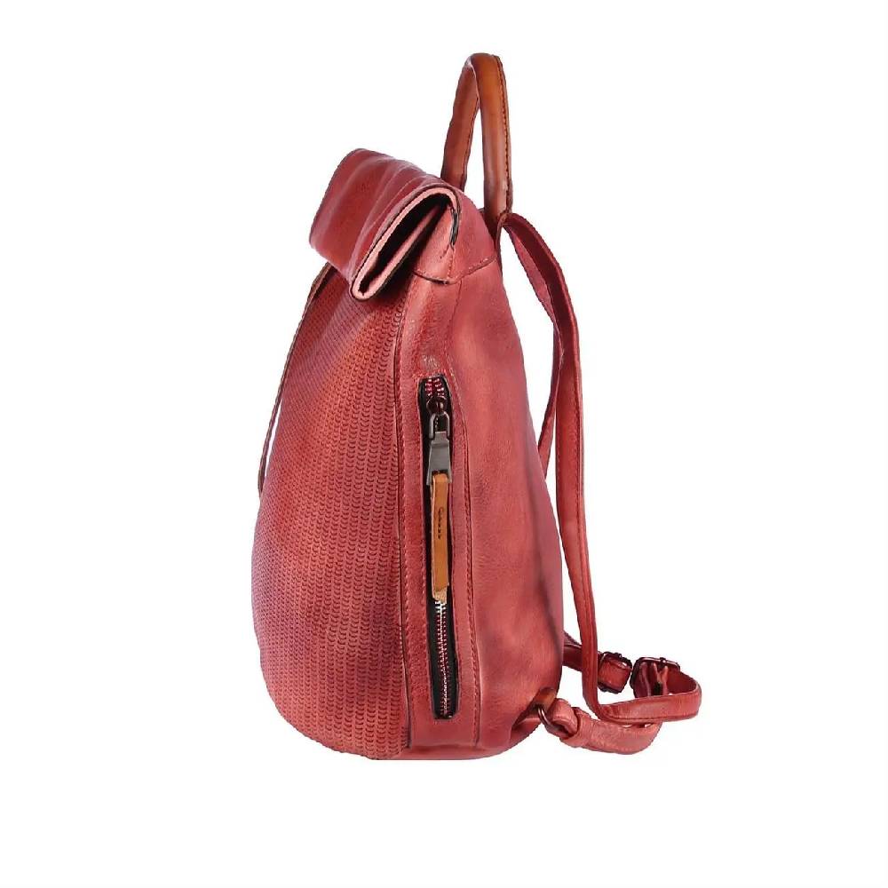 OBC DAMEN LEDER RUCKSACK TASCHE Cityrucksack USED LOOK Schultertasche Handtasche Shopper Blogger Backpack Daypack Verkauf