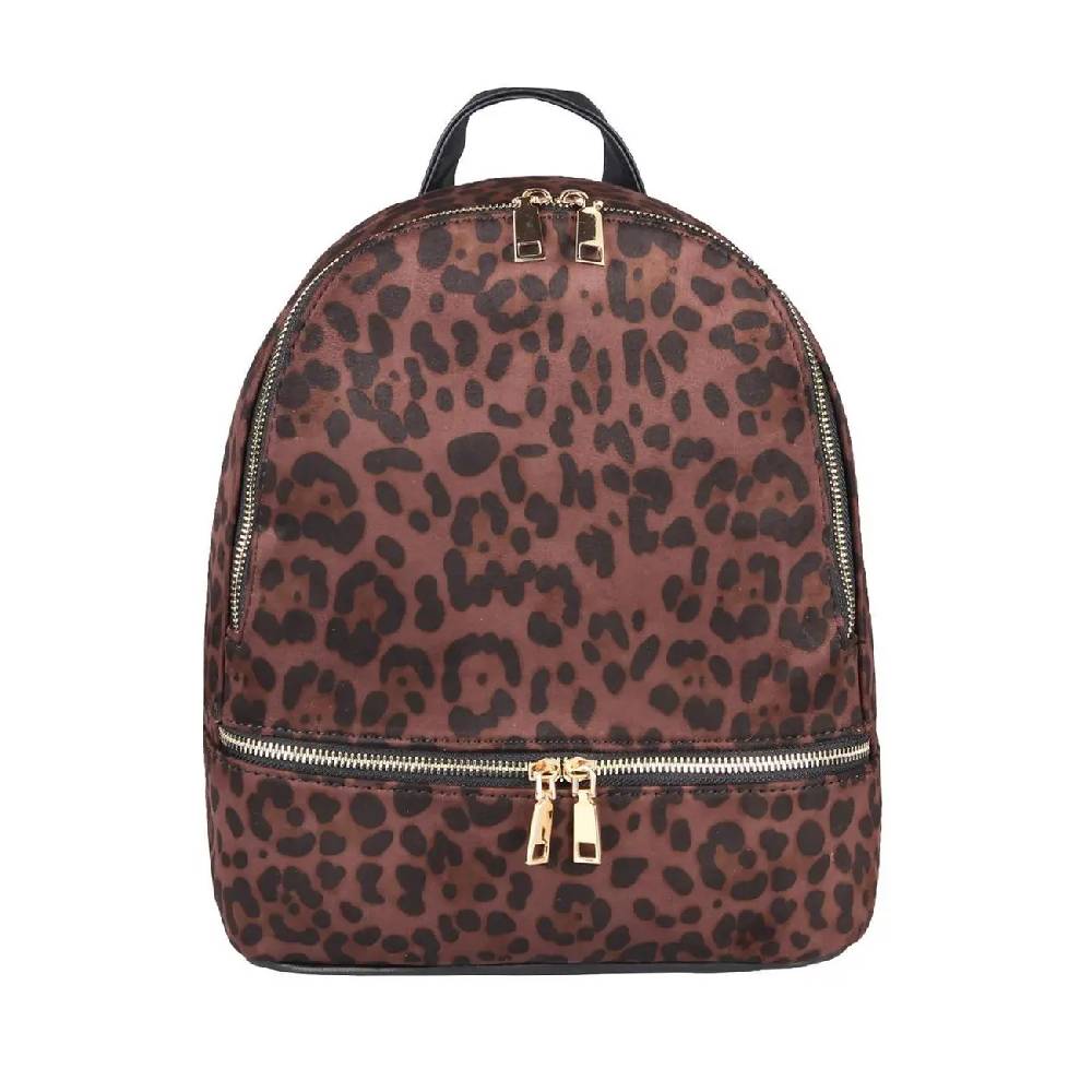 DAMEN Leopardenmuster Rucksack Backpack Cityrucksack Stadtrucksack LEOPARD PRINT Schultertasche Handtasche Mädchen Daypack Hotsell