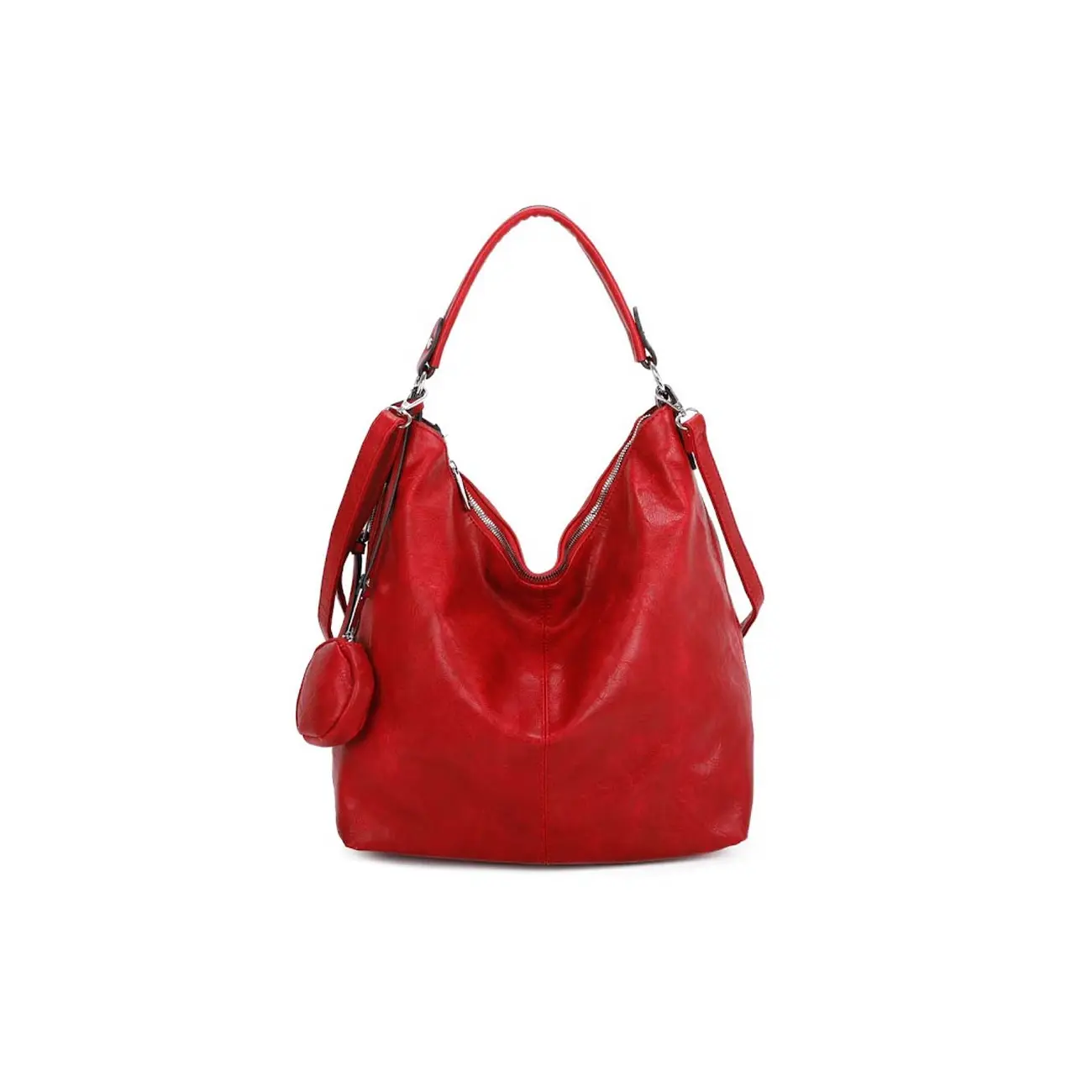 OBC DAMEN TASCHE SHOPPER Hobo-Bag Schultertasche Umhängetasche Handtasche Damentasche Reisetasche Beuteltasche Leder Optik zollfrei