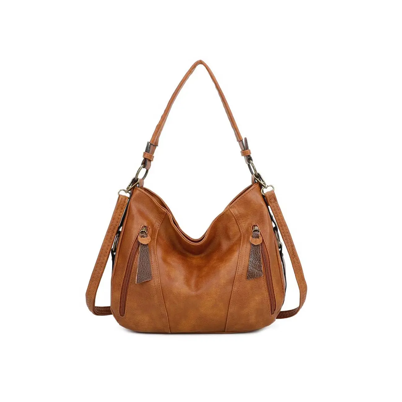 OBC Damen Tasche Shopper Hobo-Bag Schultertasche Leder Optik Umhängetasche Handtasche Crossover Reisetasche Beuteltasche Handtasche Günstiger Verkauf