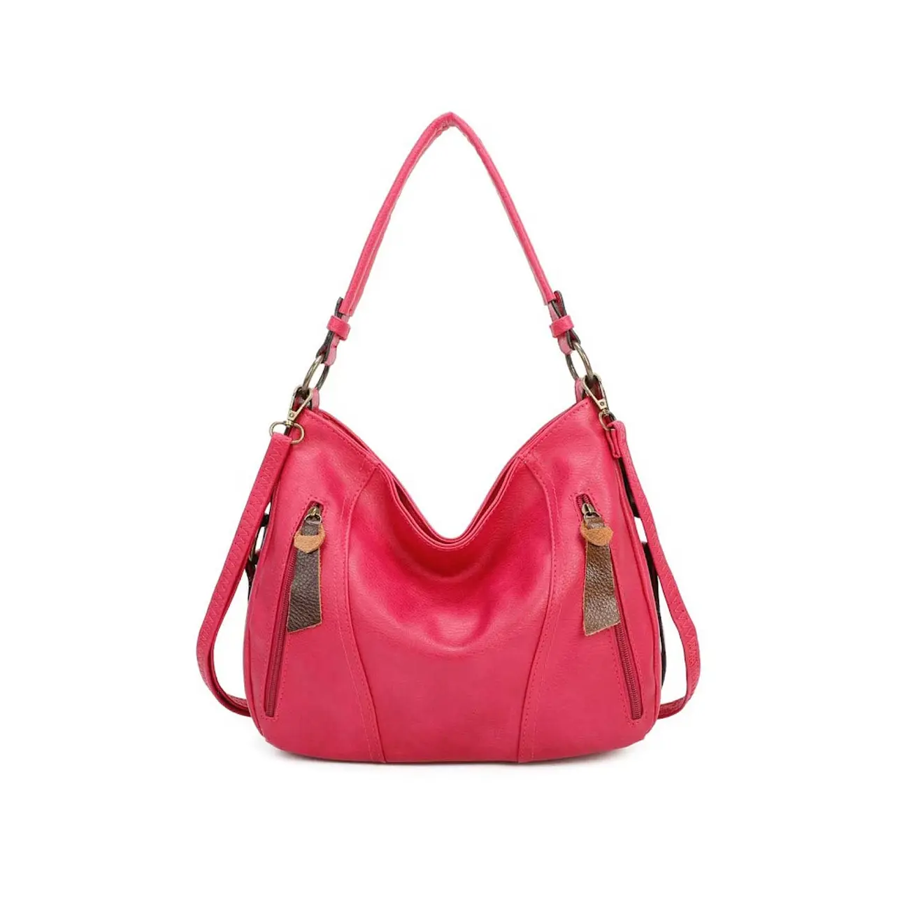 OBC Damen Tasche Shopper Hobo-Bag Schultertasche Leder Optik Umhängetasche Handtasche Crossover Reisetasche Beuteltasche Handtasche Günstiger Verkauf