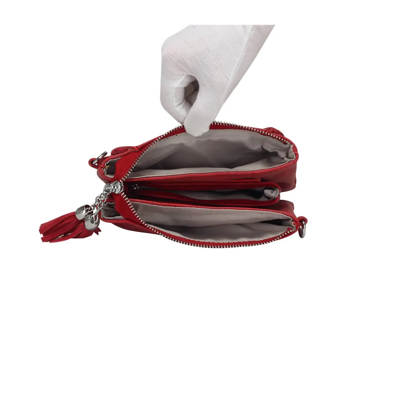 OBC DAMEN 3xFach TASCHE kleine Clutch HANDTASCHE Geflochten Schultertasche Umhängetasche Handytasche Cross-Over Handgelenktasche Verkauf