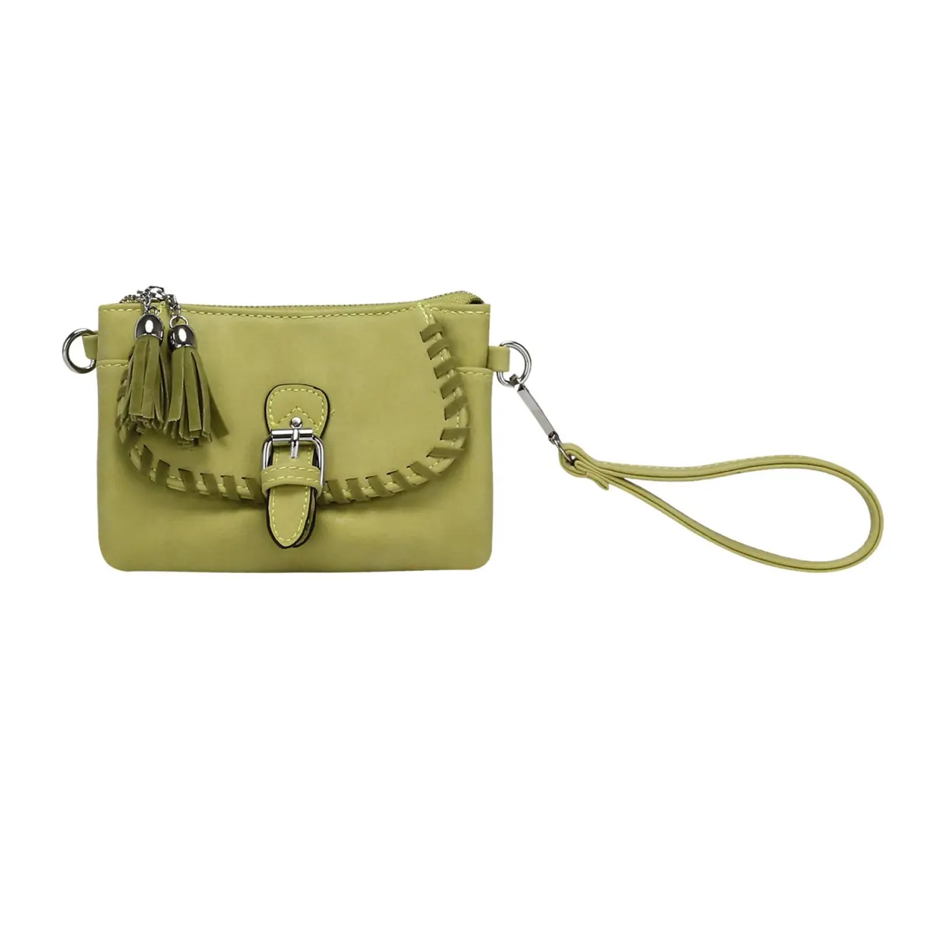 OBC DAMEN 3xFach TASCHE kleine Clutch HANDTASCHE Geflochten Schultertasche Umhängetasche Handytasche Cross-Over Handgelenktasche Verkauf