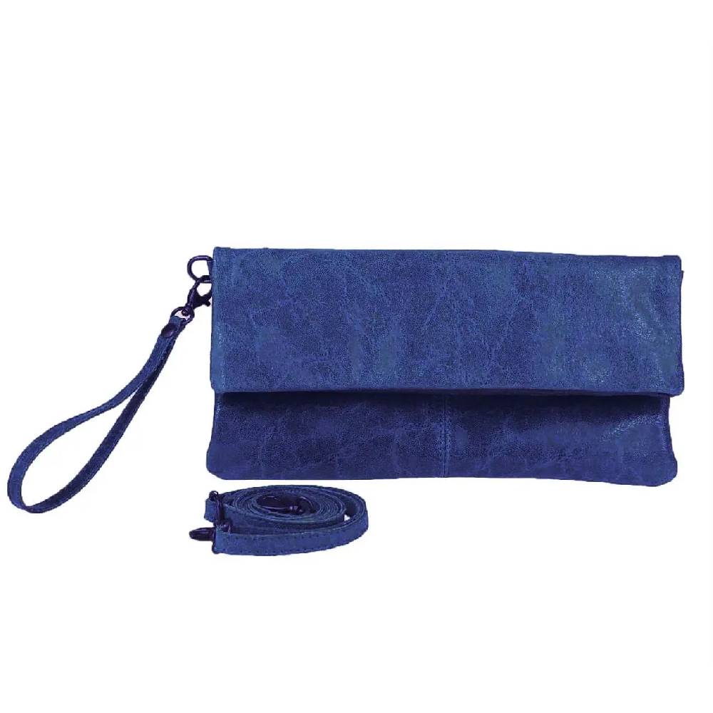OBC Made in Italy Leder Damen Schultertasche Rindleder Vera Pelle Borsetta Tasche Clutch Schmucktasche Umhängetasche Angebote