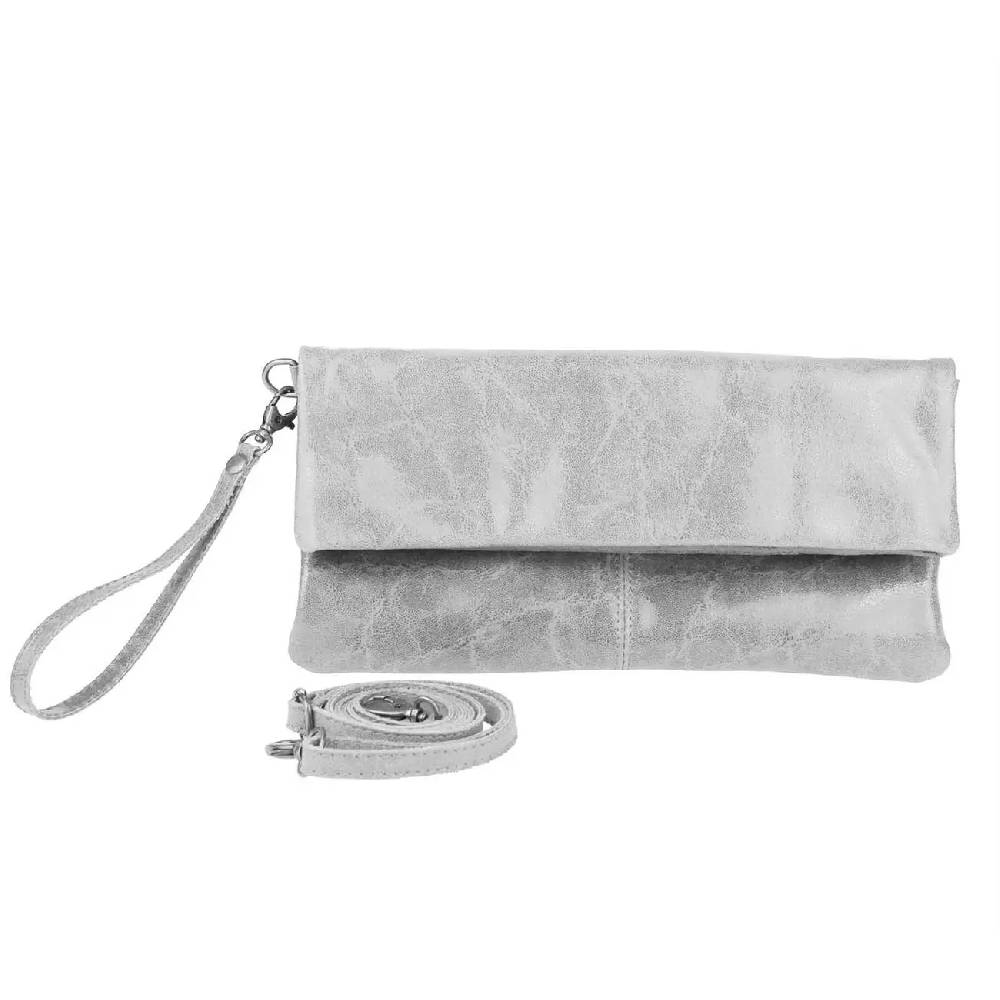 OBC Made in Italy Leder Damen Schultertasche Rindleder Vera Pelle Borsetta Tasche Clutch Schmucktasche Umhängetasche Angebote