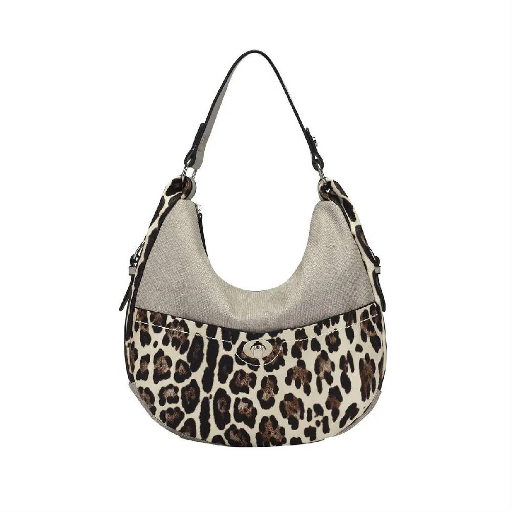OBC DAMEN SHOPPER TASCHE HANDTASCHE Hobo Bag Kette Henkeltasche Schultertasche Umhängetasche Beuteltasche Leoparden Print Hotsell