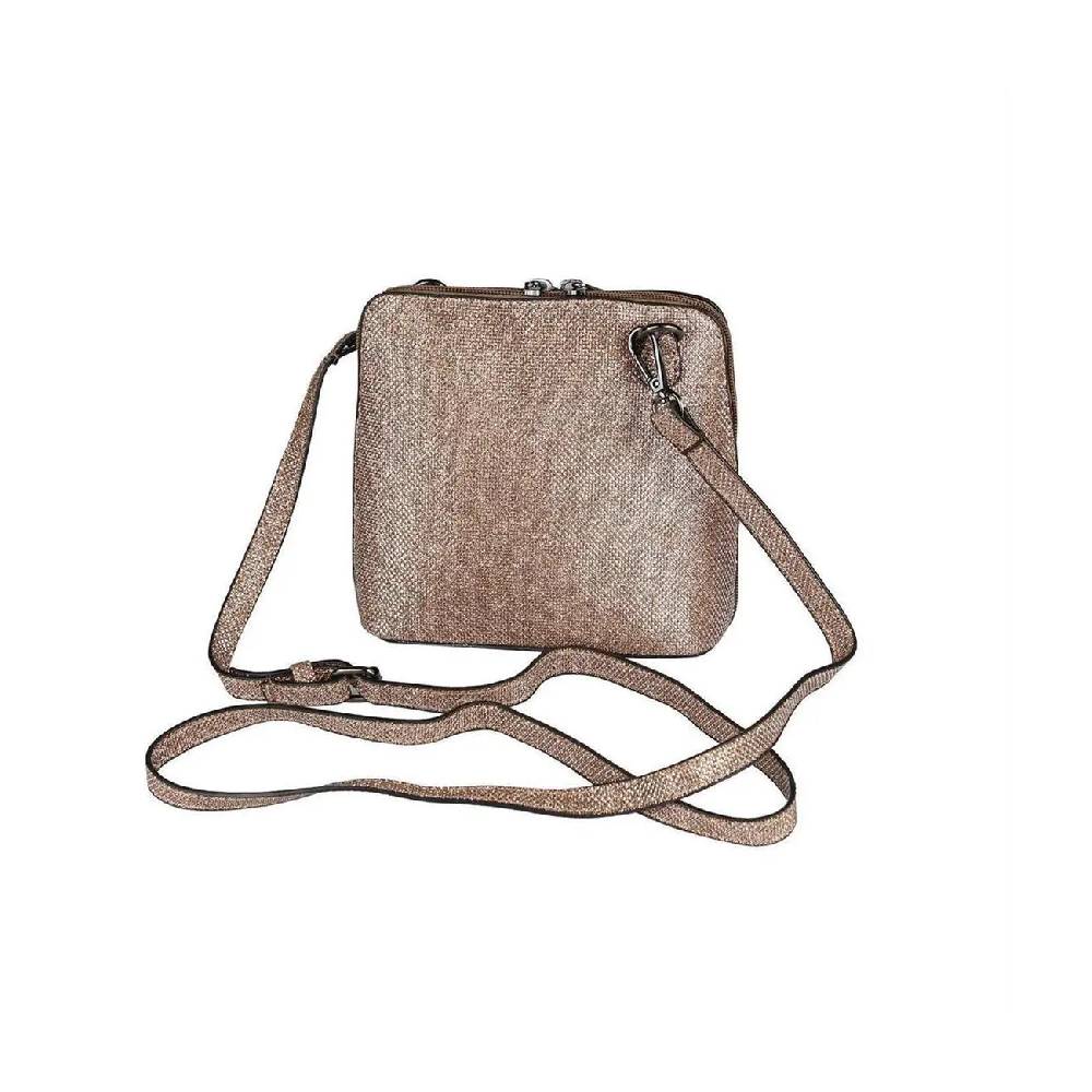 OBC DAMEN TASCHE Umhängetasche MINI CROSSOVER SILBER METALLIC Bag Handtasche Schultertasche Schmucktasche Disco Theatertasche Abendtasche Angebote
